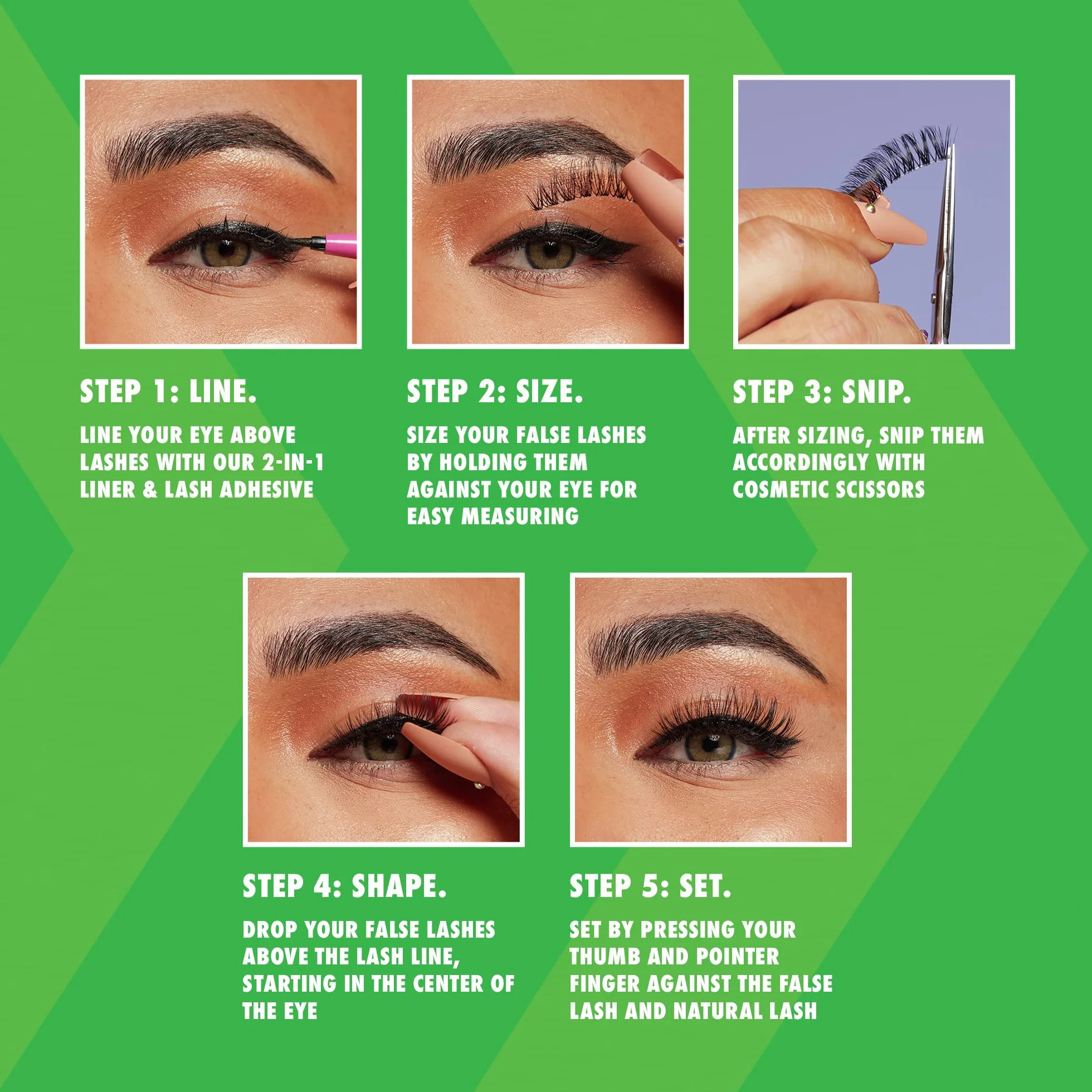 NYX Professional Makeup System sztucznych rzęs, trwały, czas noszenia 12 godzin, niewidoczne taśmy, wielokrotnego użytku, do 15 razy, wegańskie rzęsy, Jumbo Lash! zestaw, Fringe Glam Kit