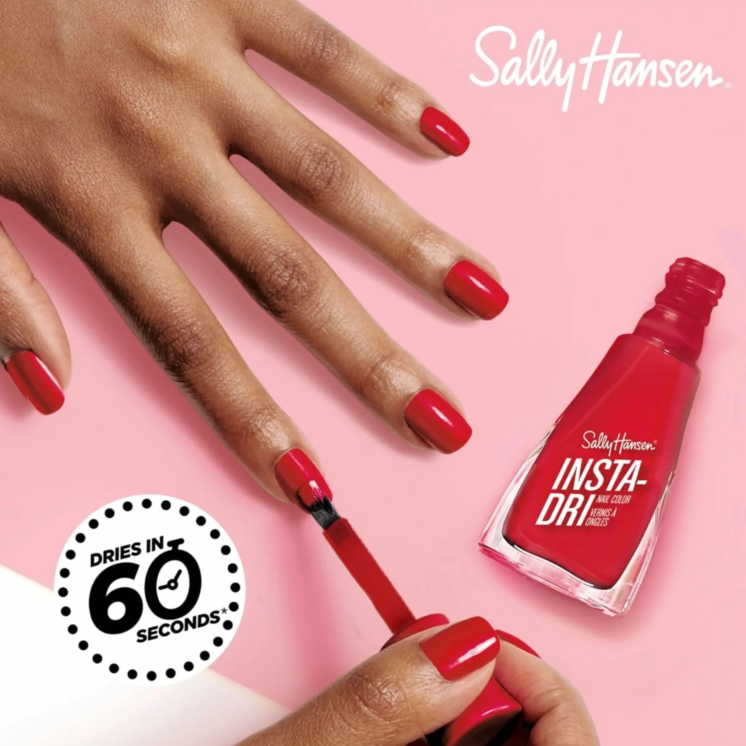 Sally Hansen Insta Dri szybkoschnący lakier do paznokci nr 113 - White On Time