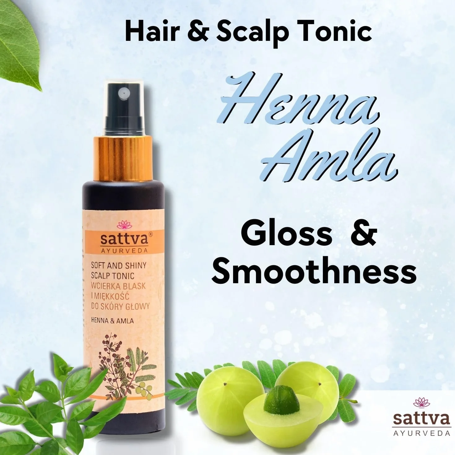 Sattva Ayurveda Wcierka do skóry głowy Tonik do włosów 100 ml