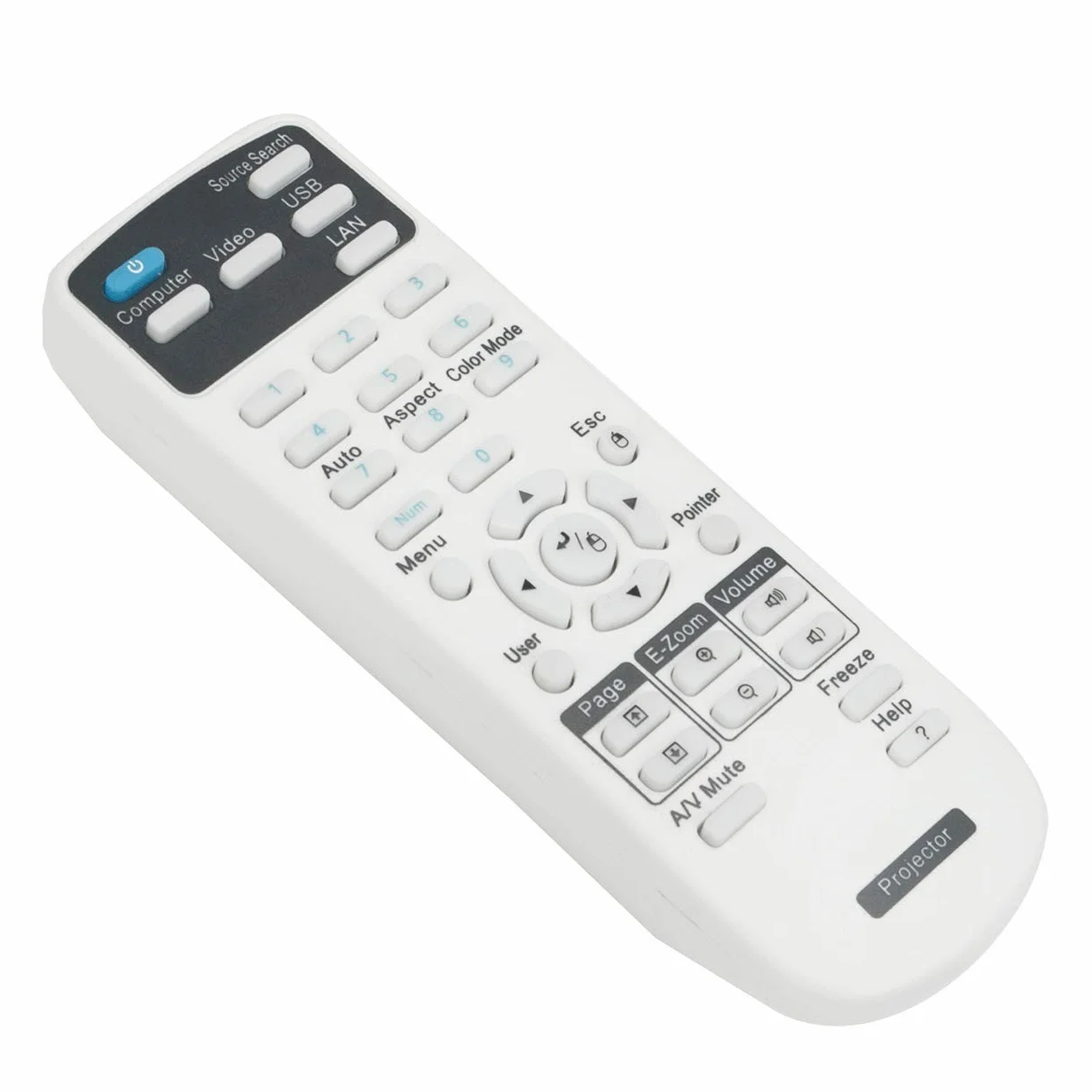 VINABTY pilot zdalnego sterowania do projektora Epson EH-TW5200 / EHTW5200 EB-S31 EB-108 2042 2142W EB-S27 EB-X27 EB-X29 EB-W29 99WH 955WH