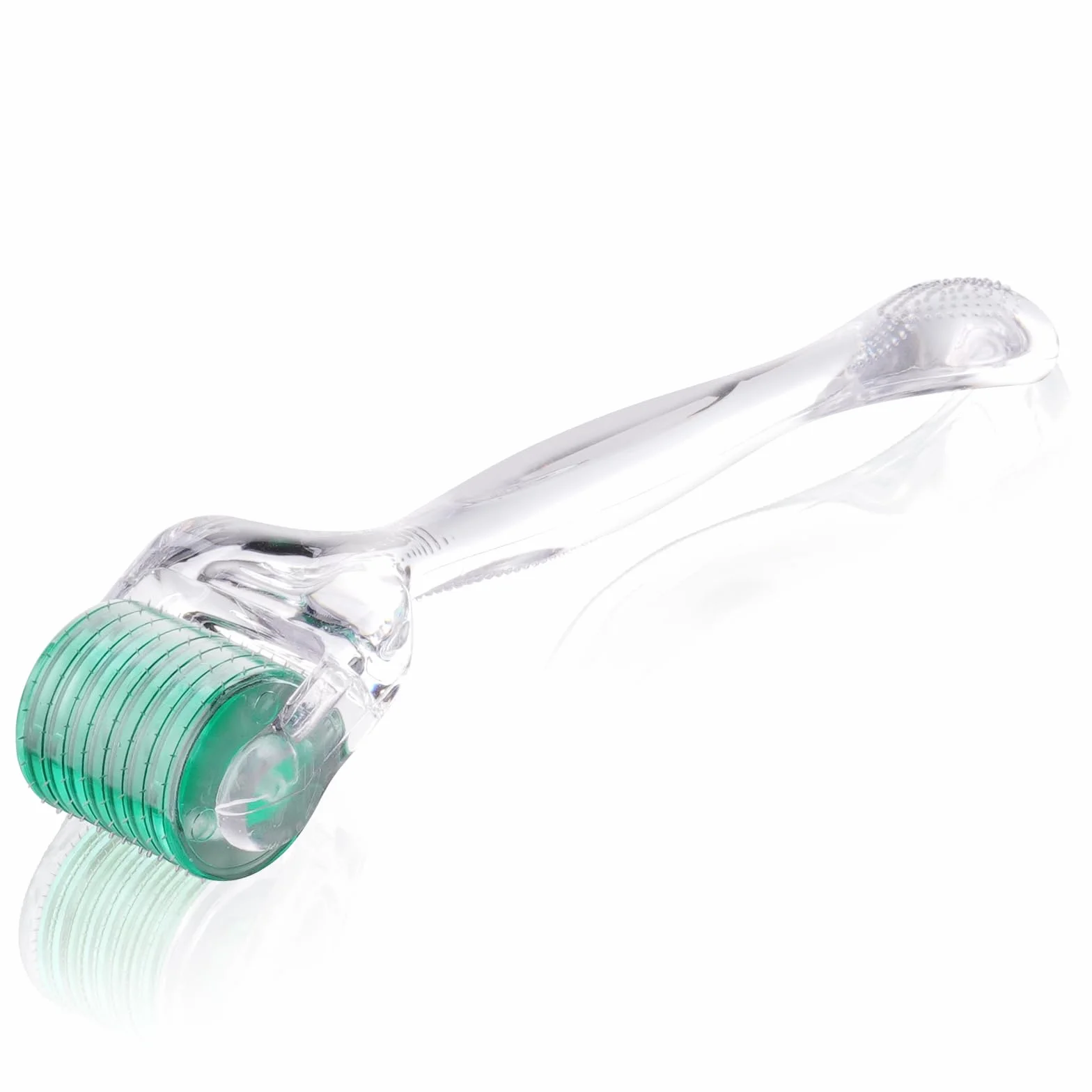 ACWOO Beard Roller 0,75 mm, Derma roller 192 prawdziwe igły 0,5 mm, derma roller do porostu brody, wałek mikroigiełowy do twarzy i ciała – ujędrnianie i modelowanie dla mężczyzn i kobiet