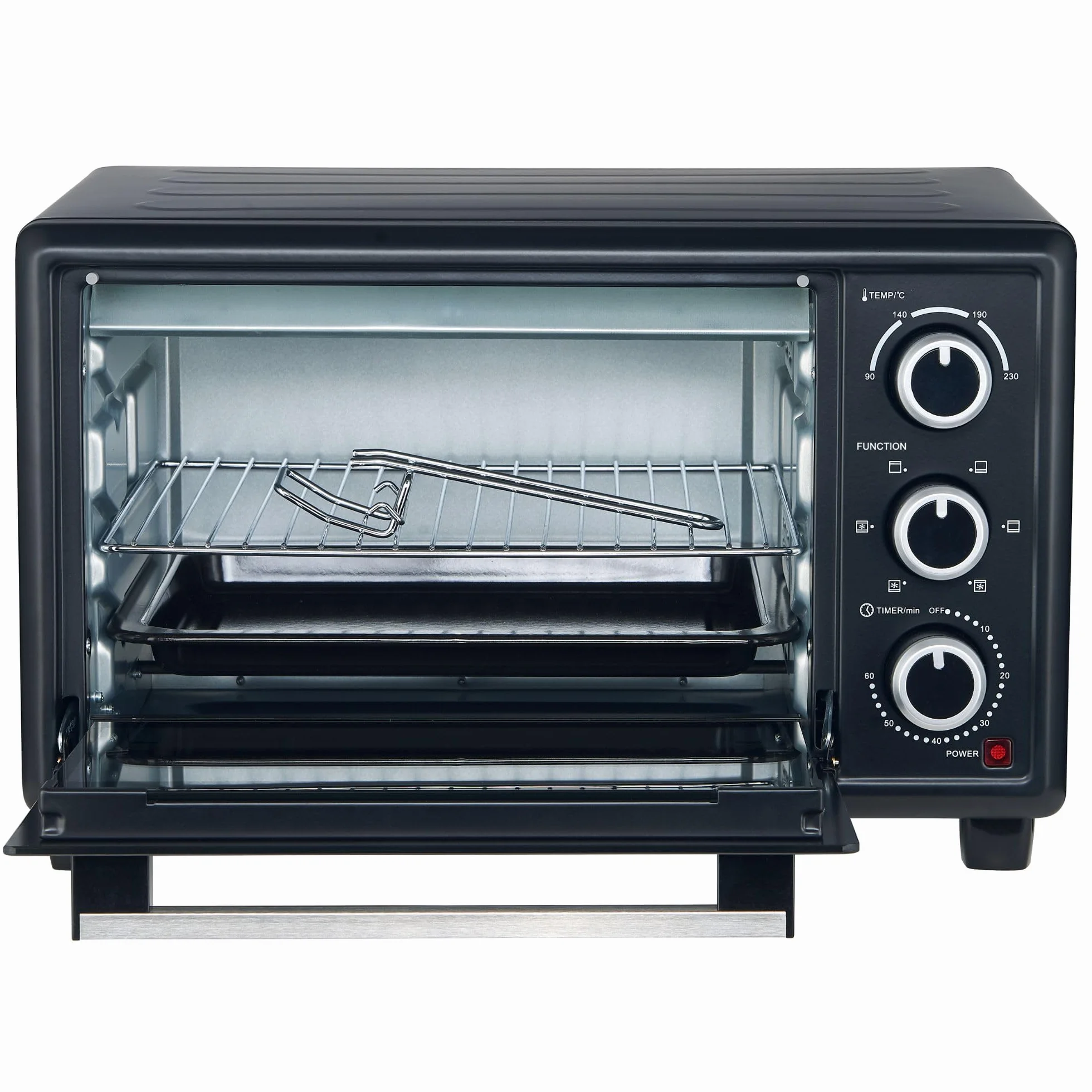OptimumX mini piekarnik 20 l z termoobiegiem 1380 W czarny