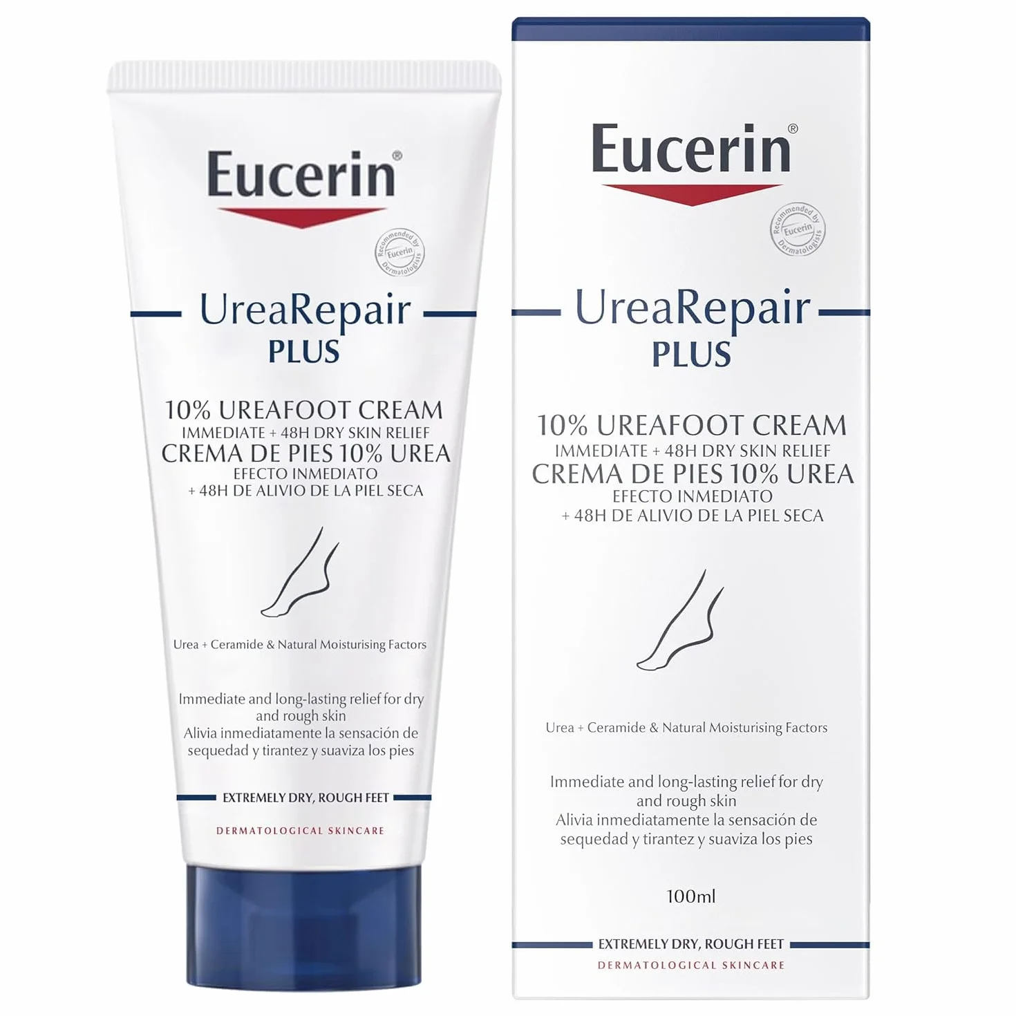 Eucerin UreaRepair Plus krem do stóp, bezzapachowy, 100 ml, opakowanie może się różnić.