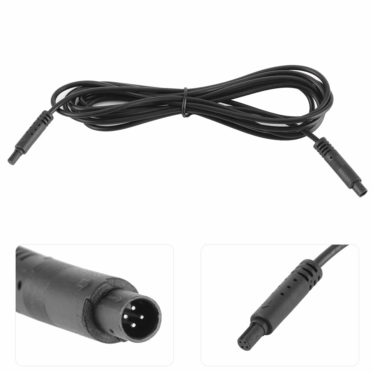 KIMISS Przedłużacz do kamery cofania 2.5m 4Pin dla samochodu 12V 24V – kabel do kamery tylnej do ciężarówek i przyczep