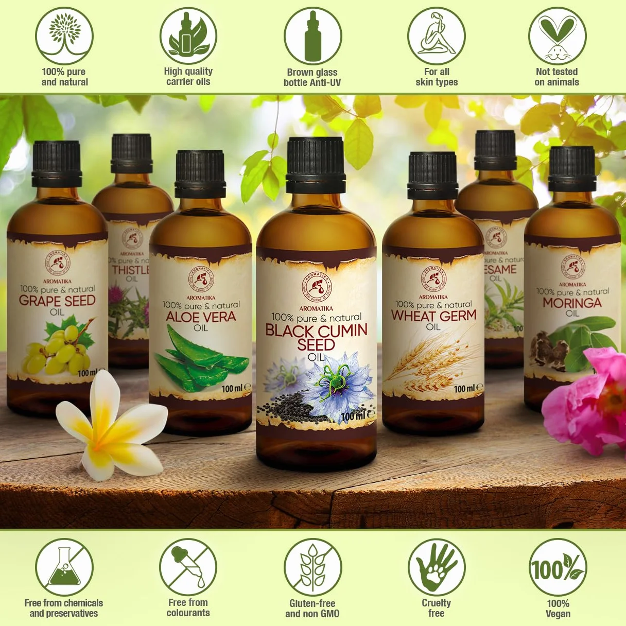 Black Cumin Seed Oil 100ml - Egypt - Nigella Sativa Seed Oil - 100% Pure & Natural