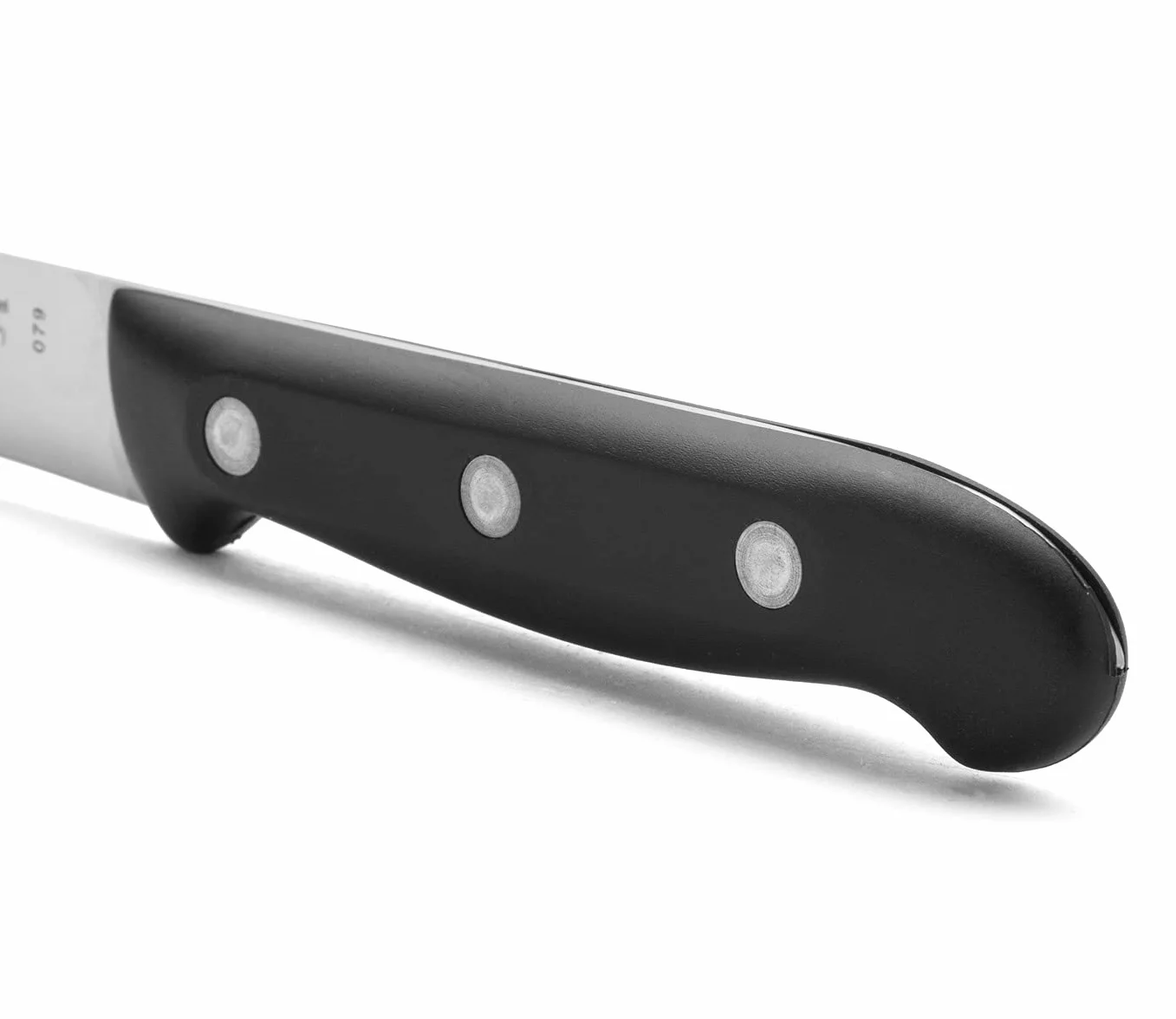Arcos Nóż do warzyw ze stali nierdzewnej 100 mm, ergonomiczny, czarny