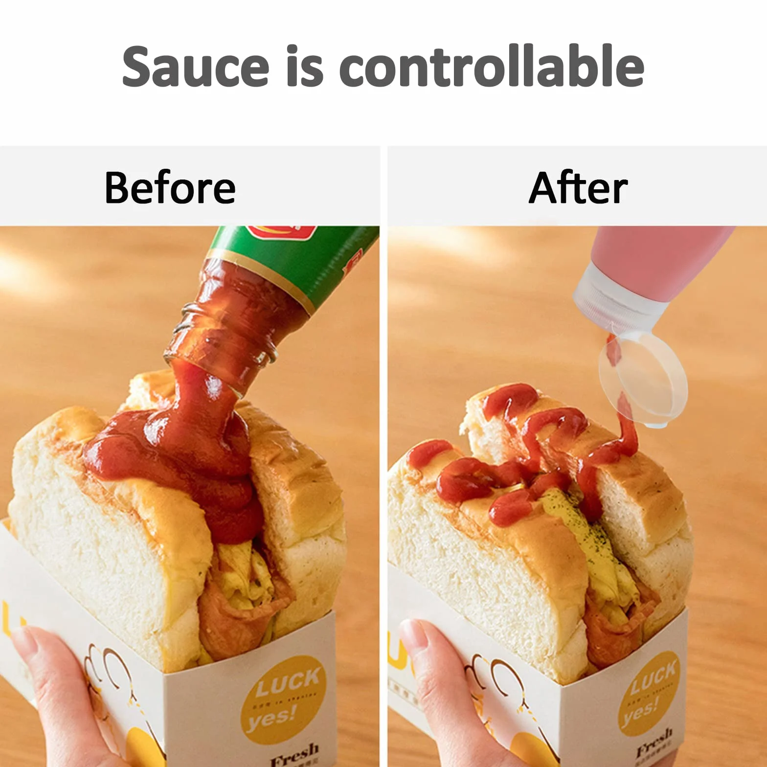 Zestaw butelek do squeeze do sałatek, szczelne mini butelki na przyprawy, przenośny pojemnik na dressing z szczotką do czyszczenia (38 ml)