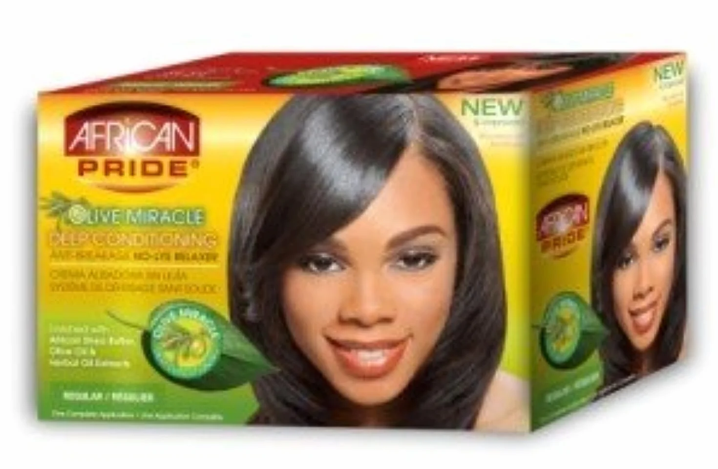 African Pride Olive Miracle Deep Conditioning Anti-Breakage R. Kit Regular