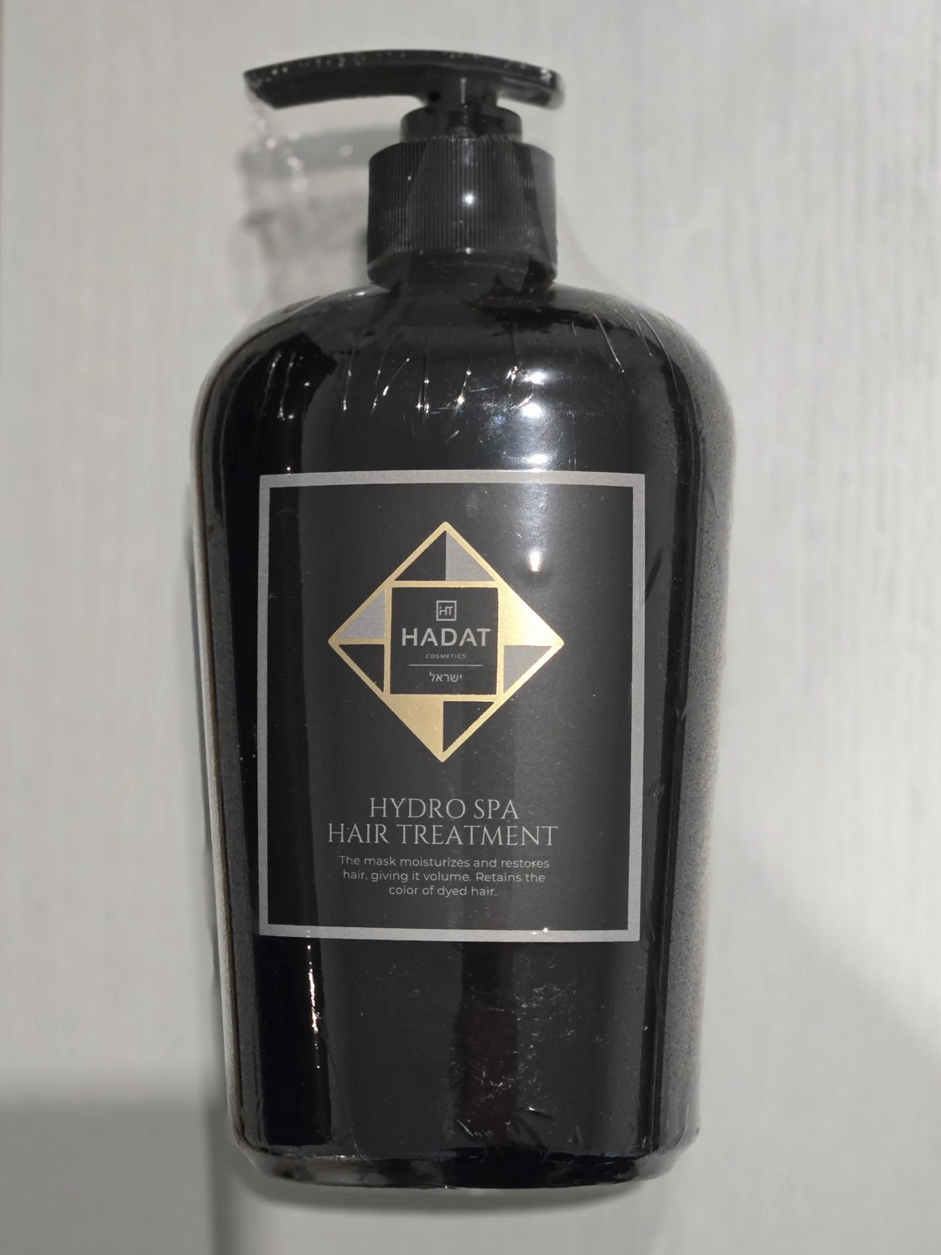 Hydro Spa Hair Treatment – profesjonalna nawilżająca maska do włosów suchych i zniszczonych HADAT Cosmetics 500 ml. Leczenie salonowe do włosów farbowanych, utrzymuje intensywność koloru
