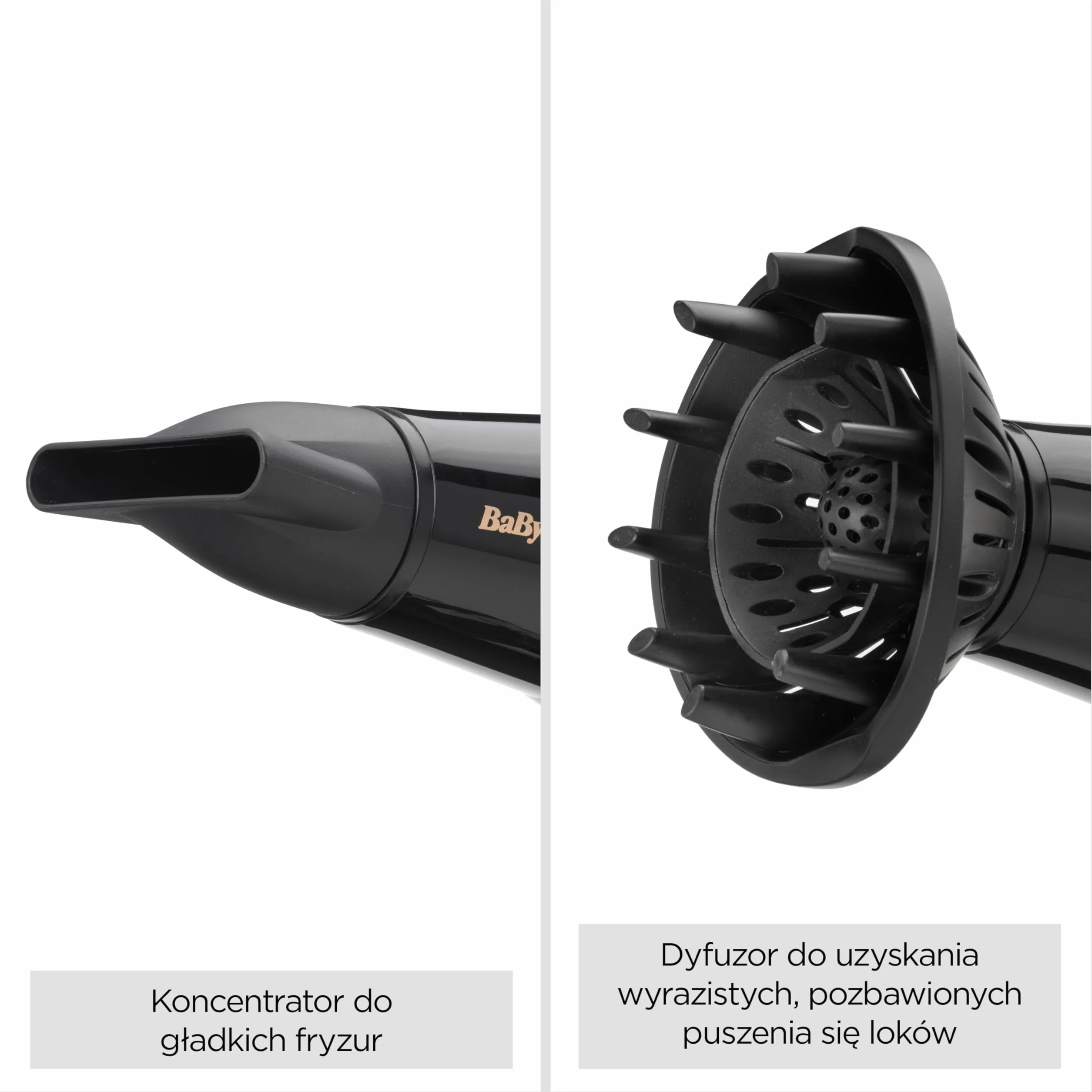 Suszarka BaByliss Cordkeeper - Suszarka do włosów o mocy 2000 W z unikalnym 1,65m zwijanym przewodem, jonizacją zapobiegającą puszeniu się włosów, 3 ustawienia temperatury i 2 prędkości, czarna, D373E
