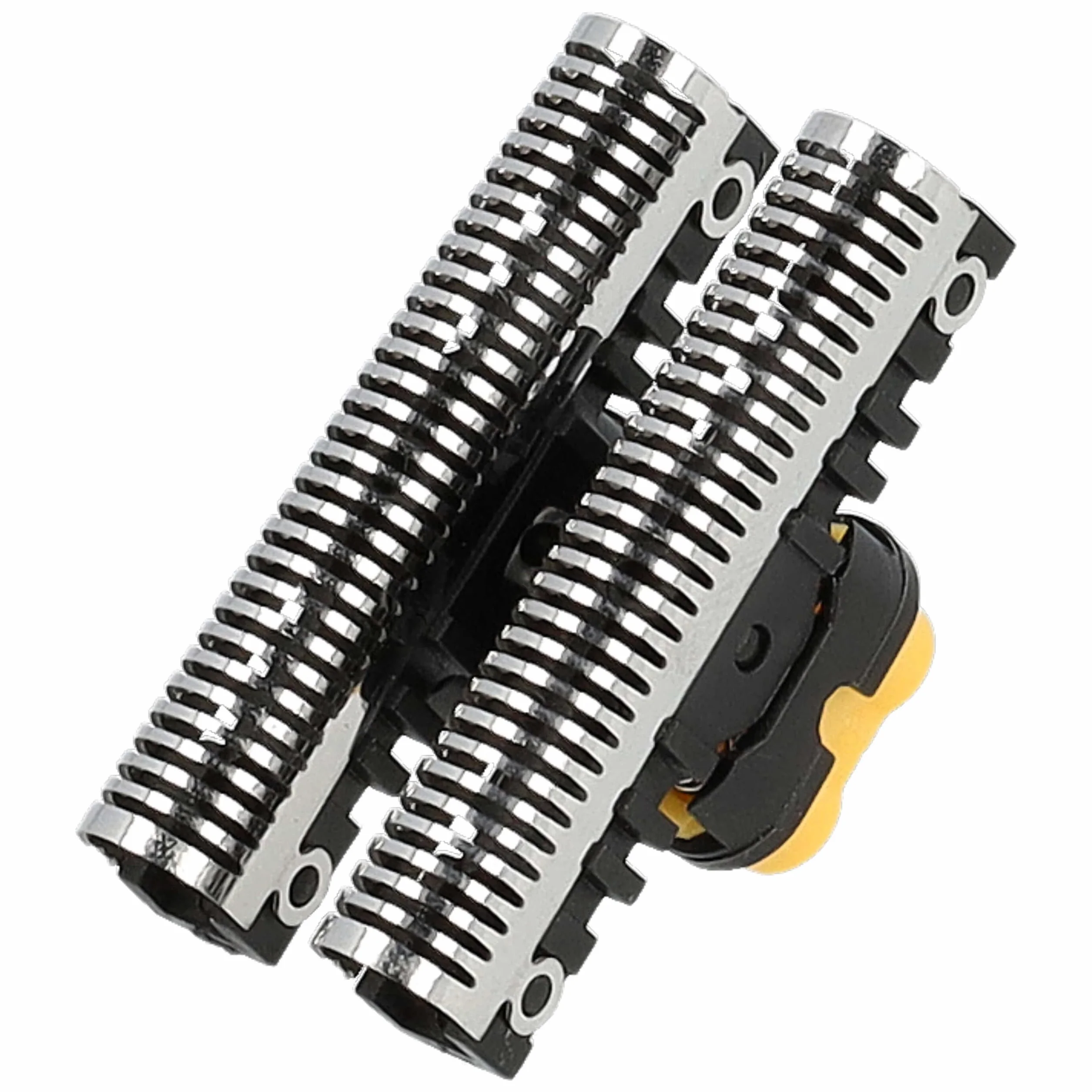 vhbw Zestaw części tnących do golarki Braun 195s, 195s-1, 197s, 197s-1, 199s golarka elektryczna, folia + blok na noże, kolor srebrny