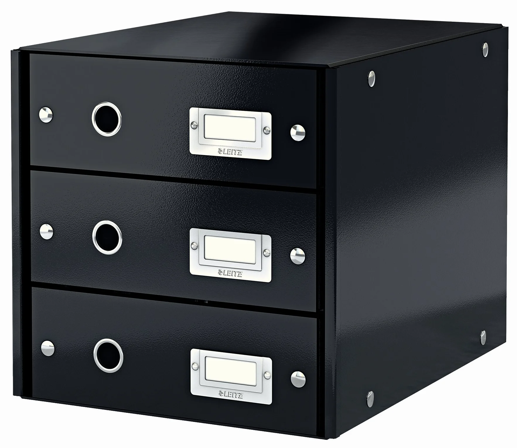 Leitz Szafka szufladowa 3 szuflady A4 Click and Store Range czarna