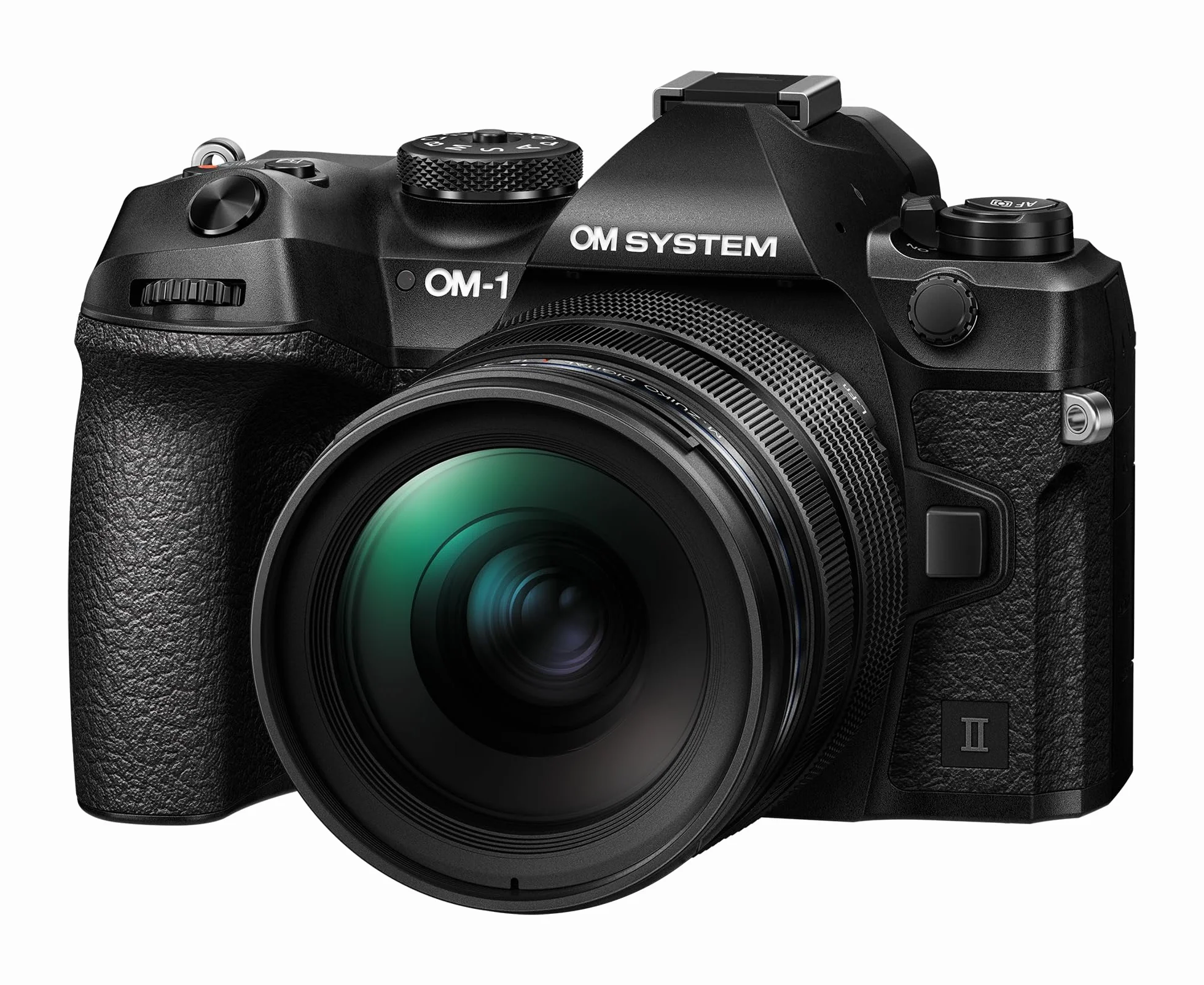 OM SYSTEM OM-1 Mark II Aparat fotograficzny z systemem Micro Four Thirds,matrycą BSI o rozdzielczości 20 MP,5-osiową stabilizacją obrazu, kolor czarny,z obiektywem M.Zuiko Digital 12-40 mm f2.8 PRO II