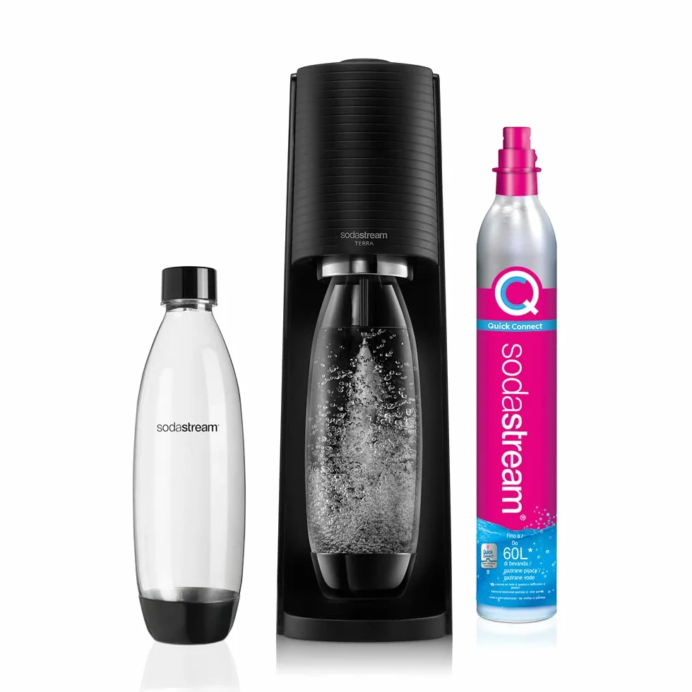 Sodastream Terra Value Saturator, Czarny, 1 l