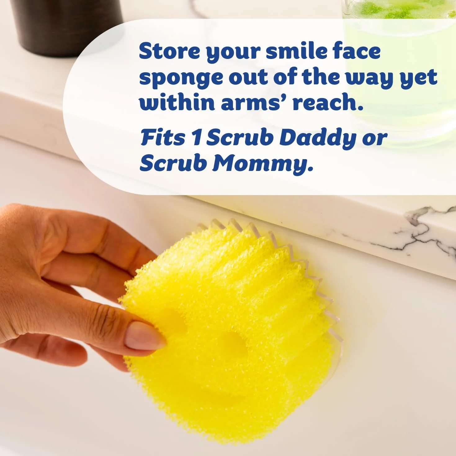 Scrub Daddy Caddy Gąbka Żółty