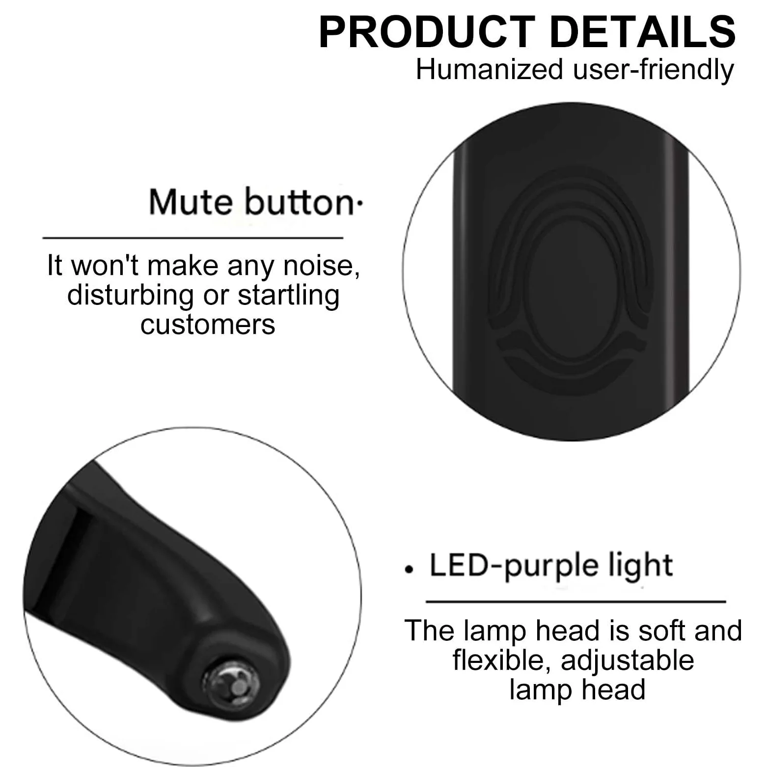 Mała lampa do rzęs, zestaw pęset, lekka pęseta z lampą utwardzającą, odliczanie 4S, długość fali 405 Nm, pasuje do wszystkich rodzajów pęset do rzęs (3pcs)