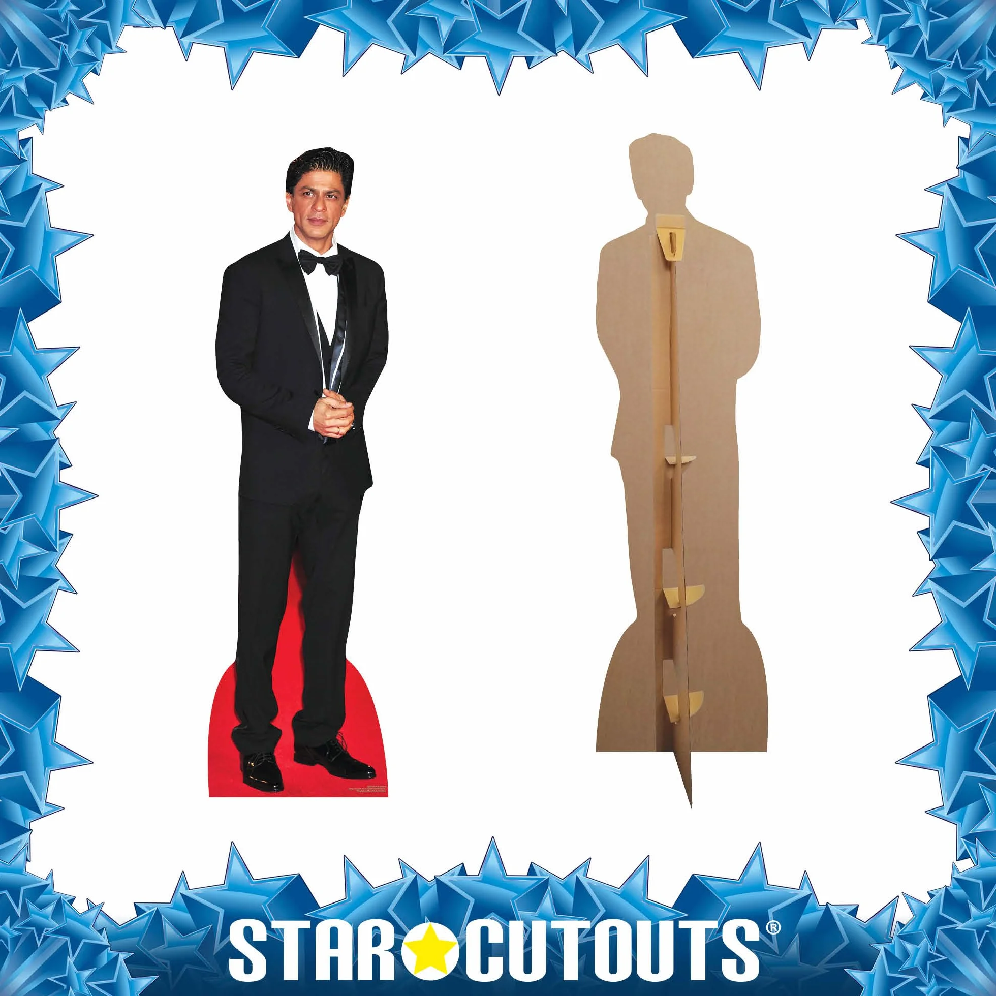 Star Cutouts Wycięcie z Shah Rukh Khan czarny biały czerwony