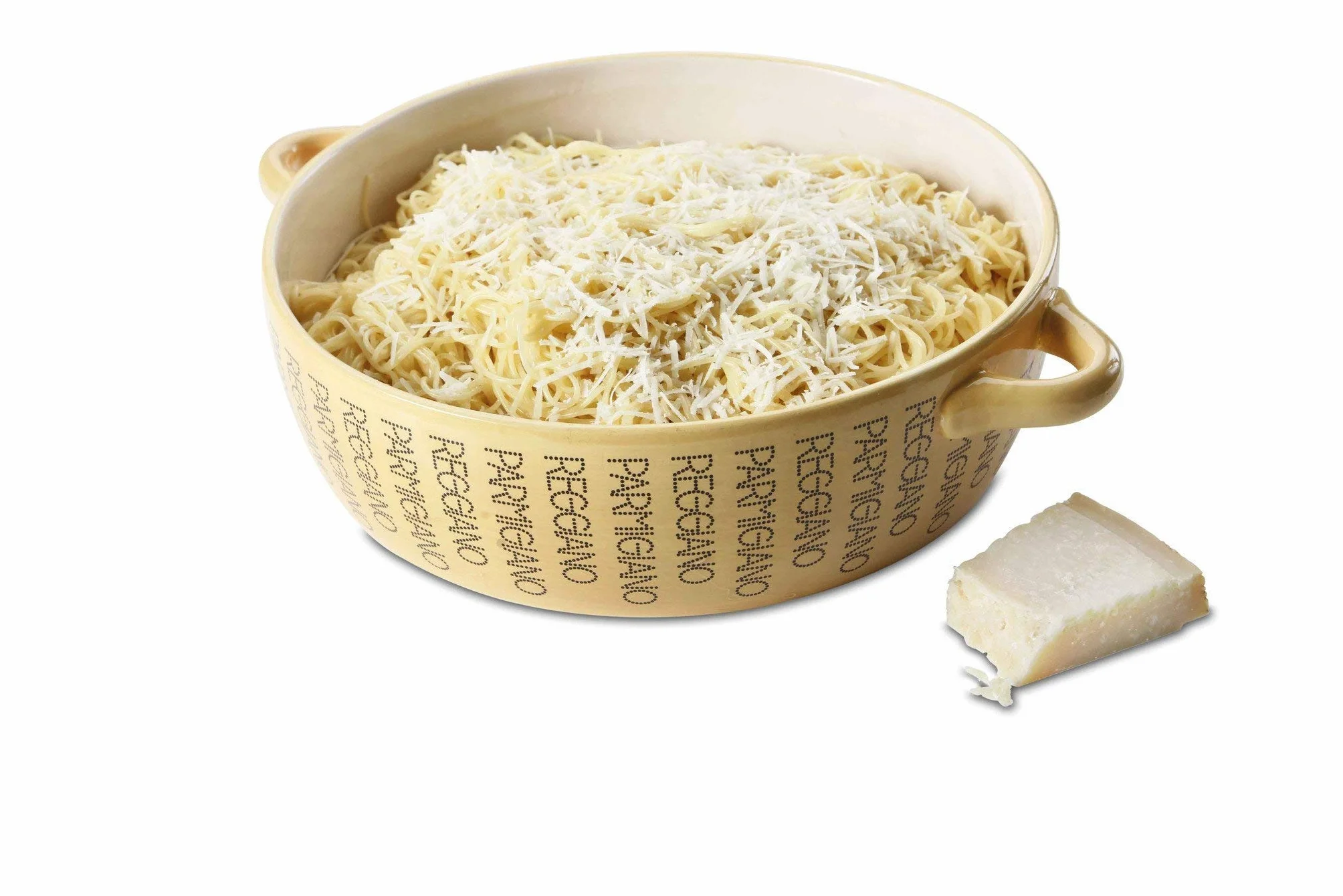 BOSKA Miska do spaghetti Parmigiano Reggiano, kamionka, żółta, 31 x 31 x 10 cm