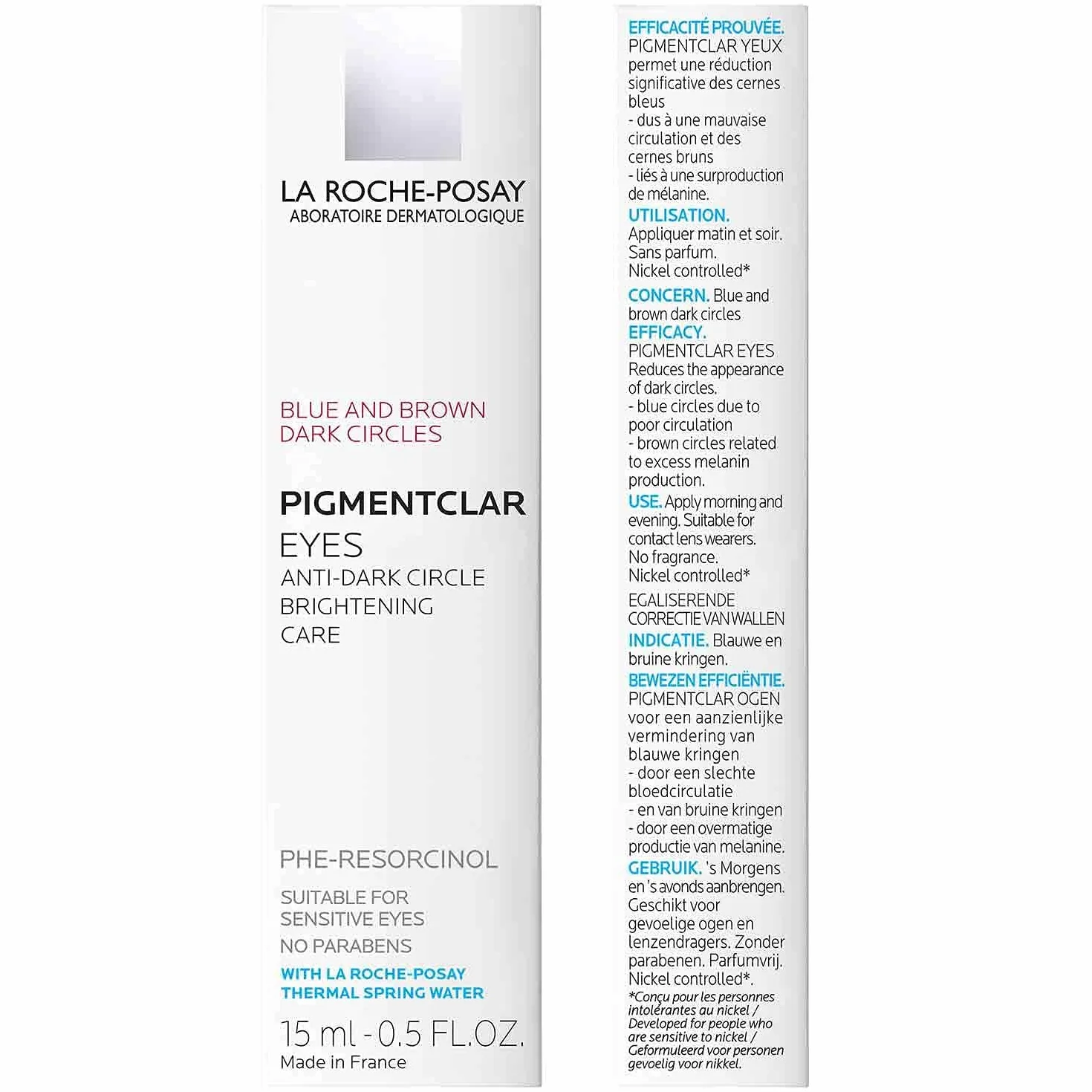 La Roche Posay Pigmentclar Corrector Antiojeras - 15 ml