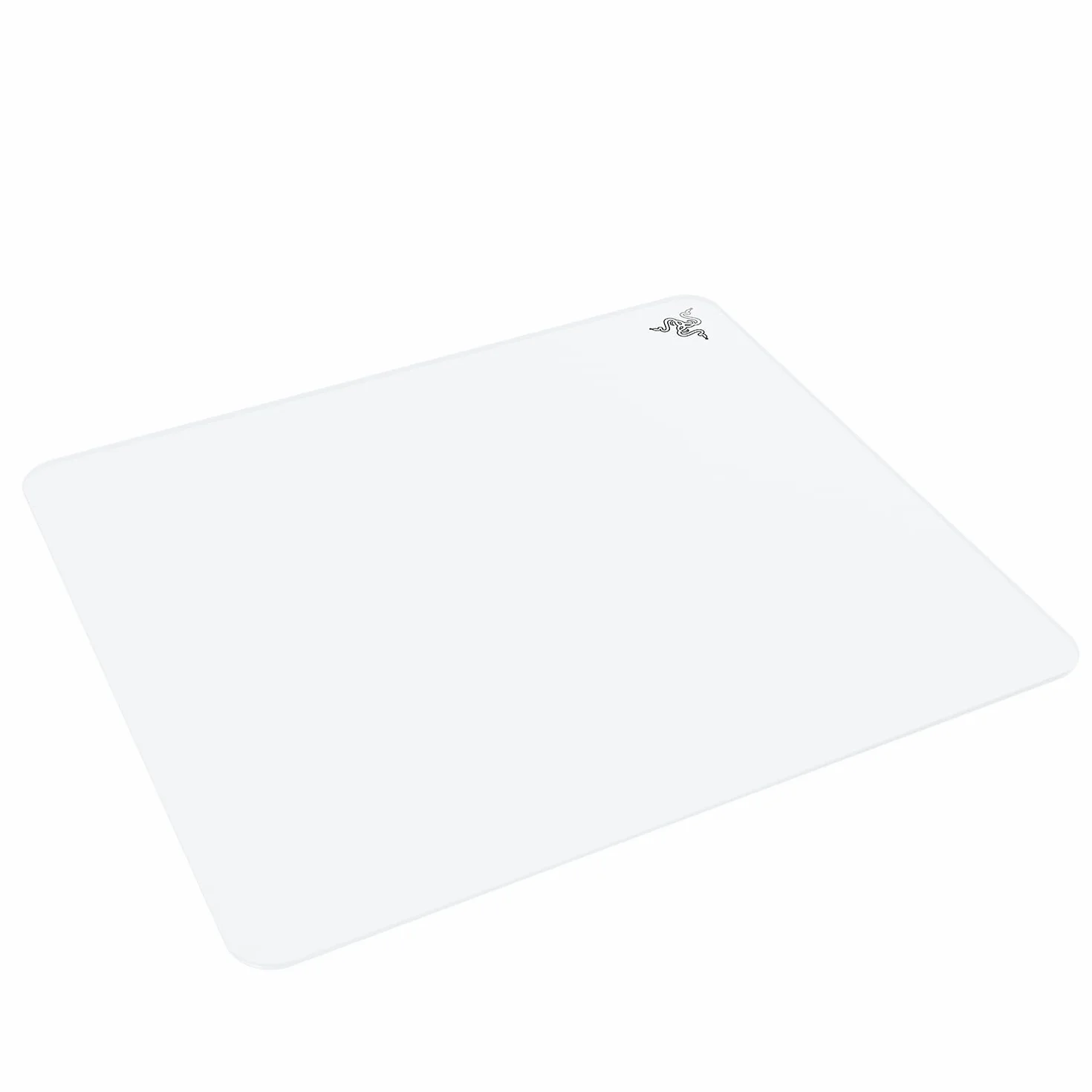 Razer Atlas - szklana podkładka pod mysz (szkło hartowane Premium, odporna na zabrudzenia i zadrapania, ciszsze ruchy myszy, antypoślizgowa podstawa gumowa) Biały
