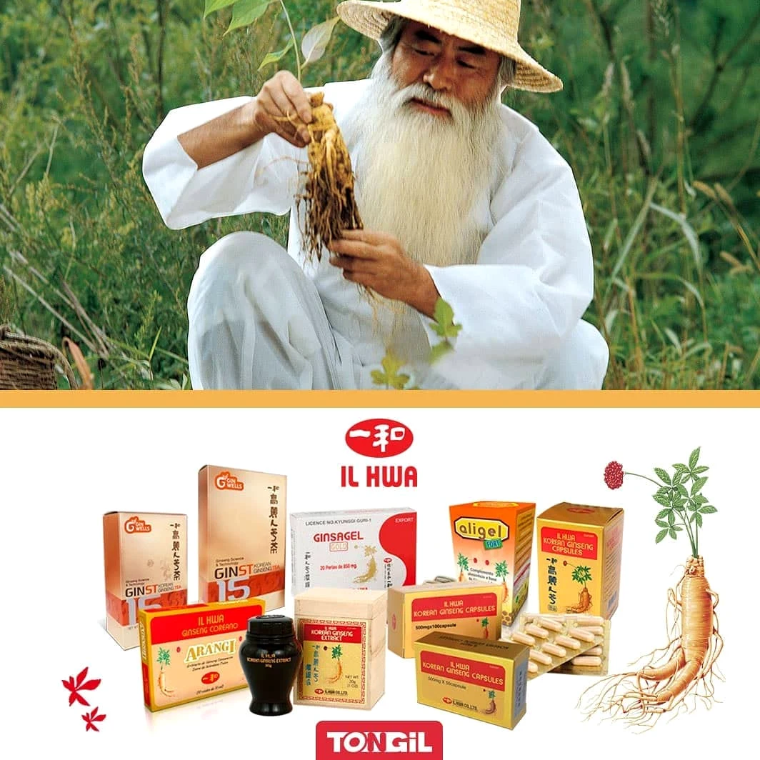 TONGIL GINSENG IL HWA suplement diety w kapsułkach 100 kapsułek