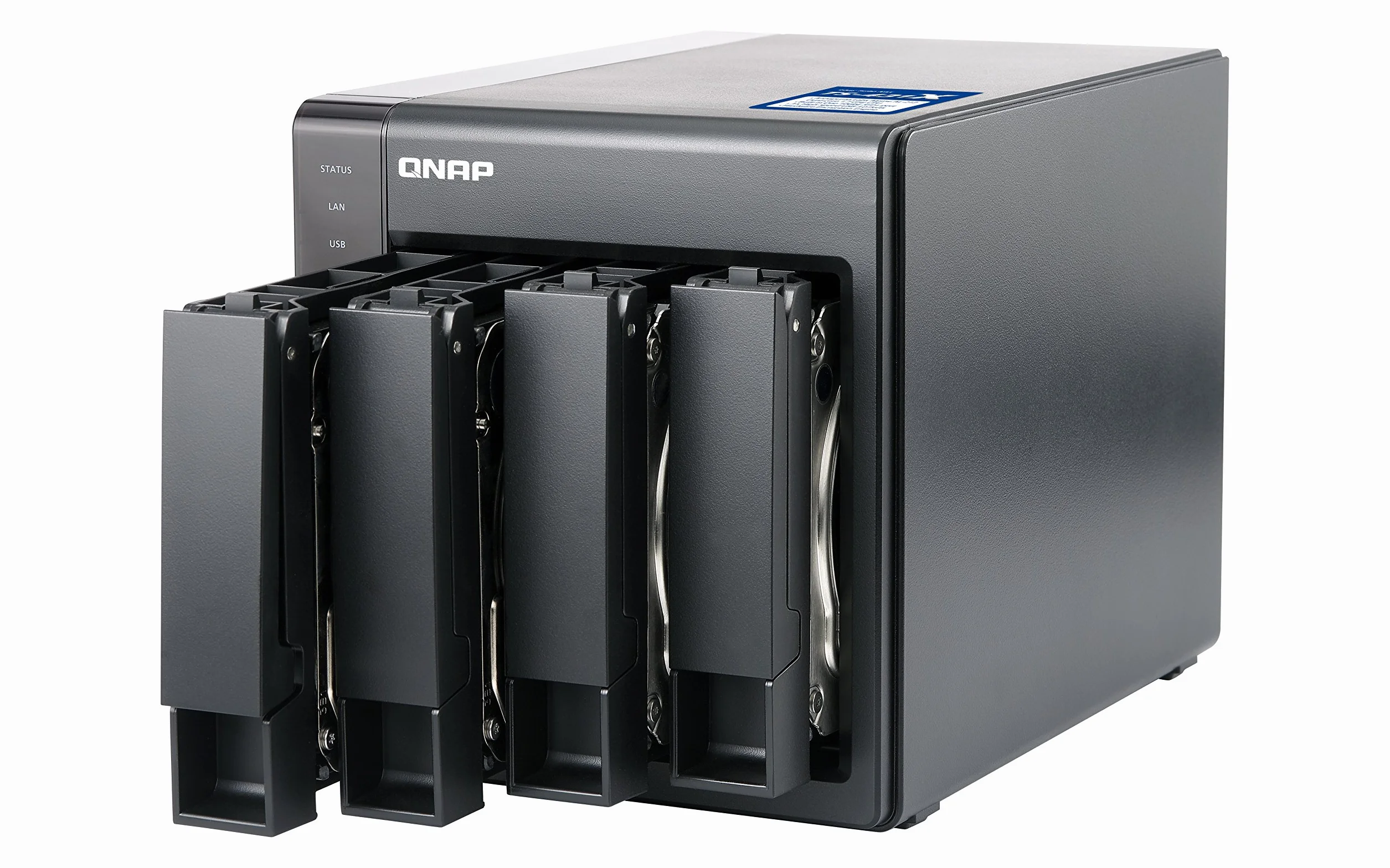 QNAP TS-431X-8G 24TB 4 Bay rozwiązanie NAS z 4 x 4TB Seagate IronWolf Drives (zgodność z GDPR)