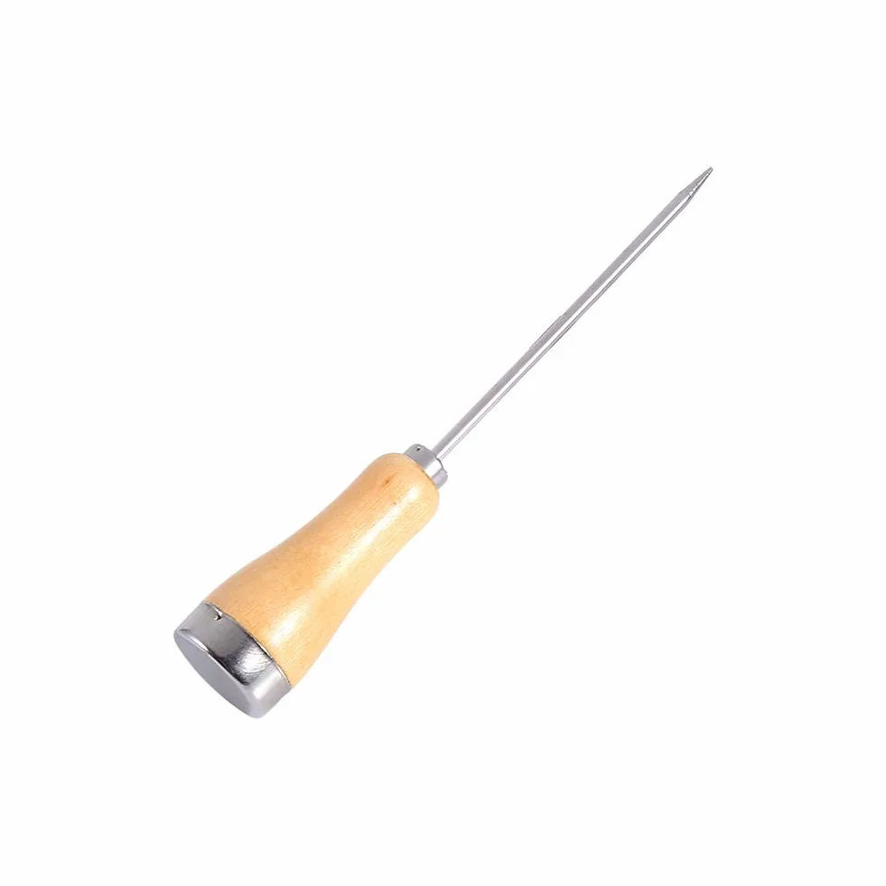 Ice Pick Awl, Secure Hold Reduce Slipy, wytrzymałe, łatwe do przenoszenia łyżeczki ze stali nierdzewnej na kijki piknikowe