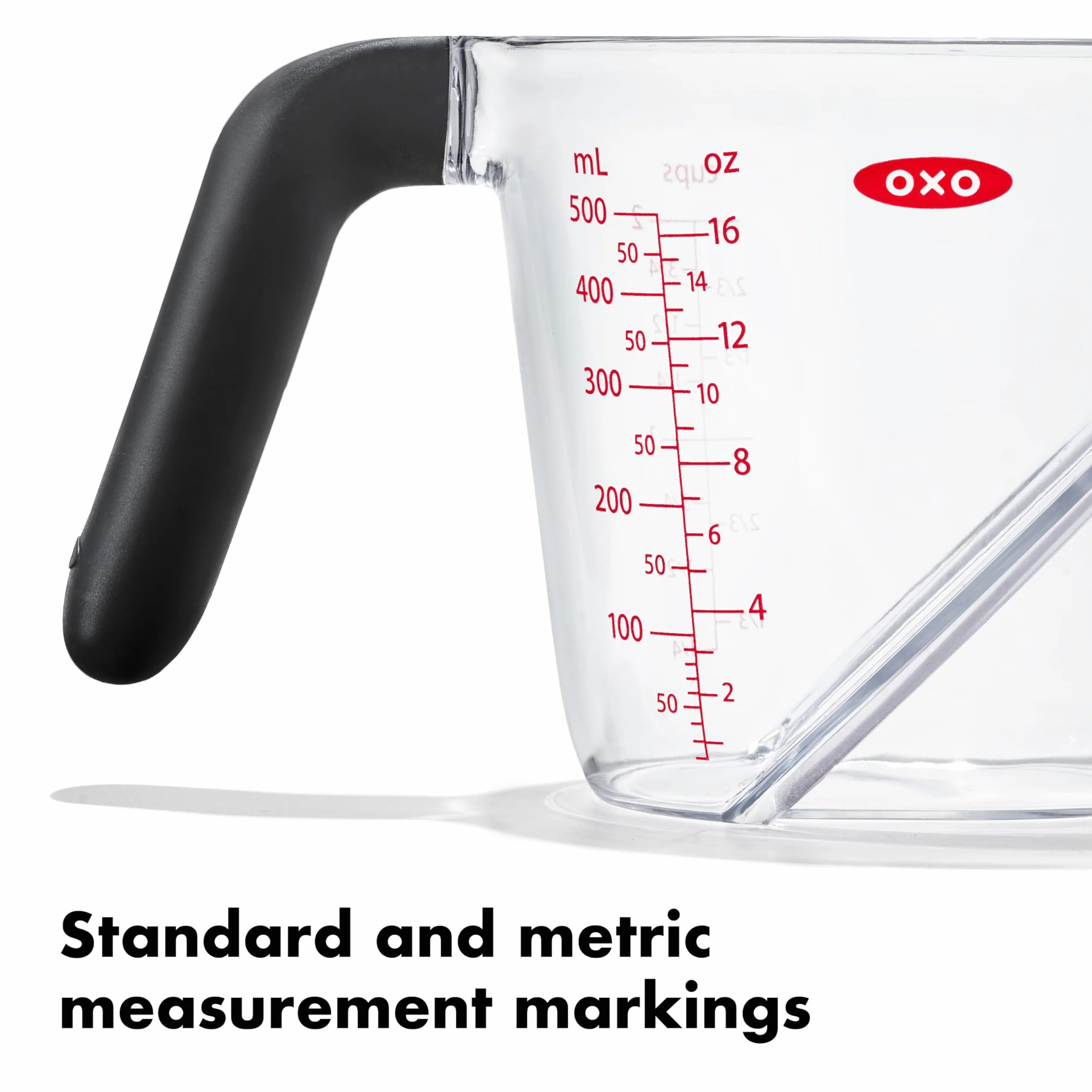 Oxo Good Grips Miarka Bezbarwny Czarny 500 ml