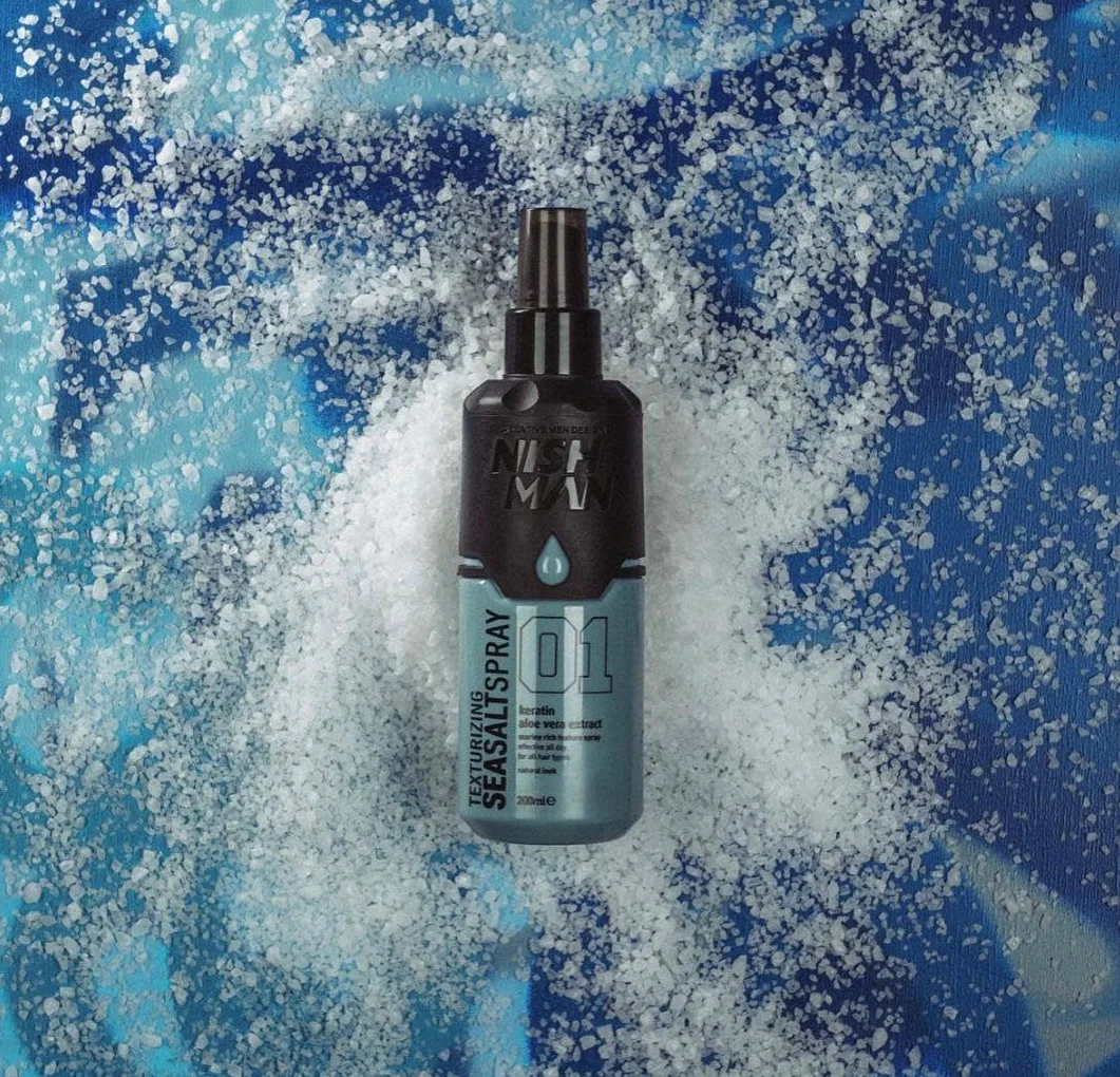NISHMAN Spray z Solą Morską 01 - Keratin & Aloe Vera 200ml