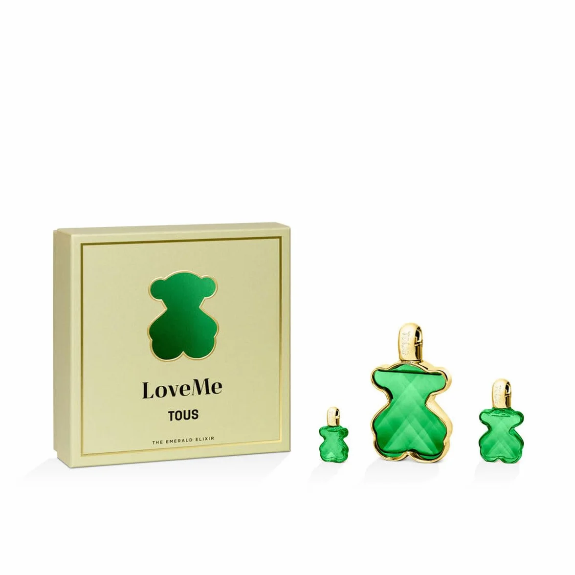Tous EDP Loveme Emerald Emerald Elixir zestaw perfum damskich 3 szt