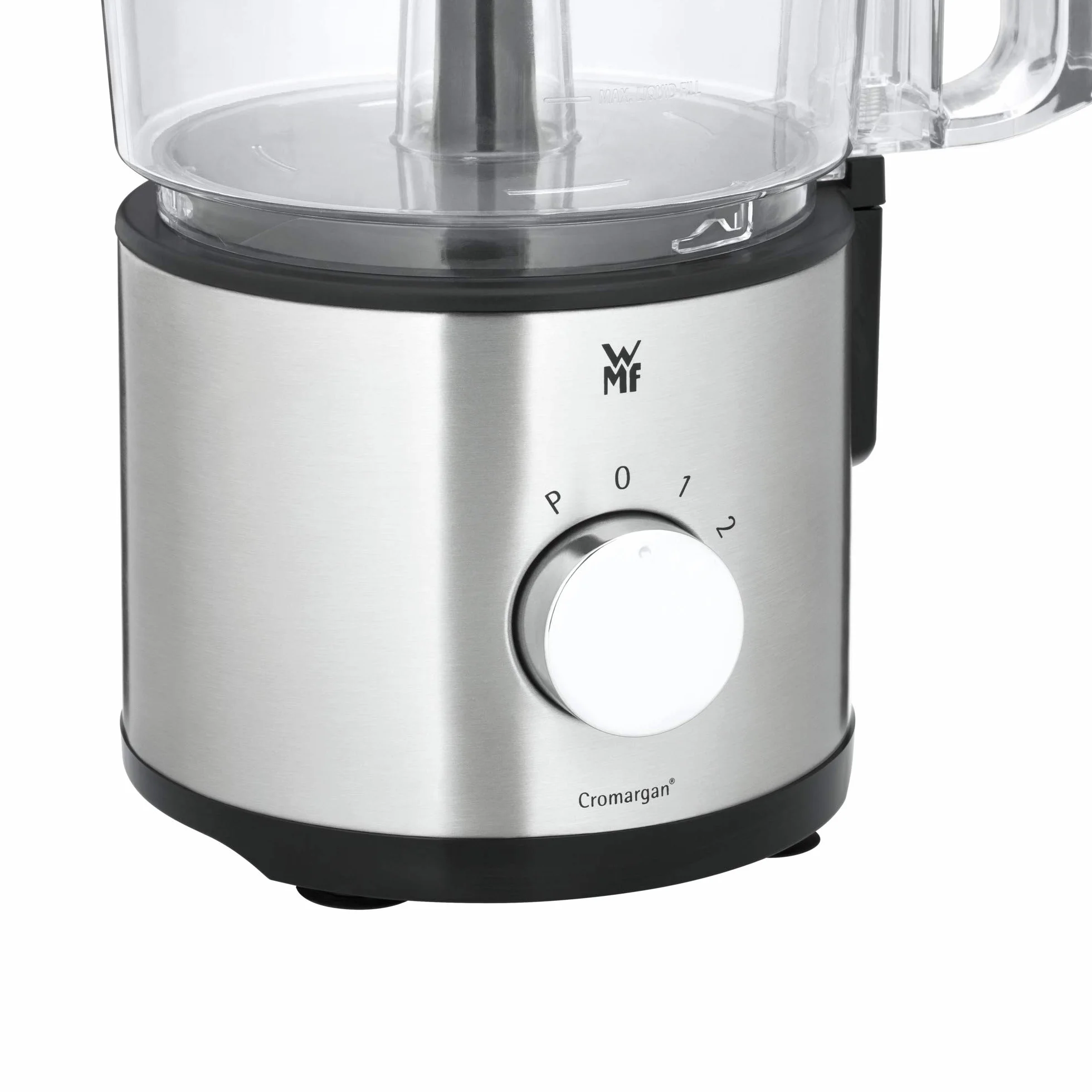 WMF Kult X Edition robot kuchenny, rozdrabniacz z 5 akcesoriami, nóż do ugniatania, korek, nóż ze stali nierdzewnej, pojemnik 2,0 l, 500 W