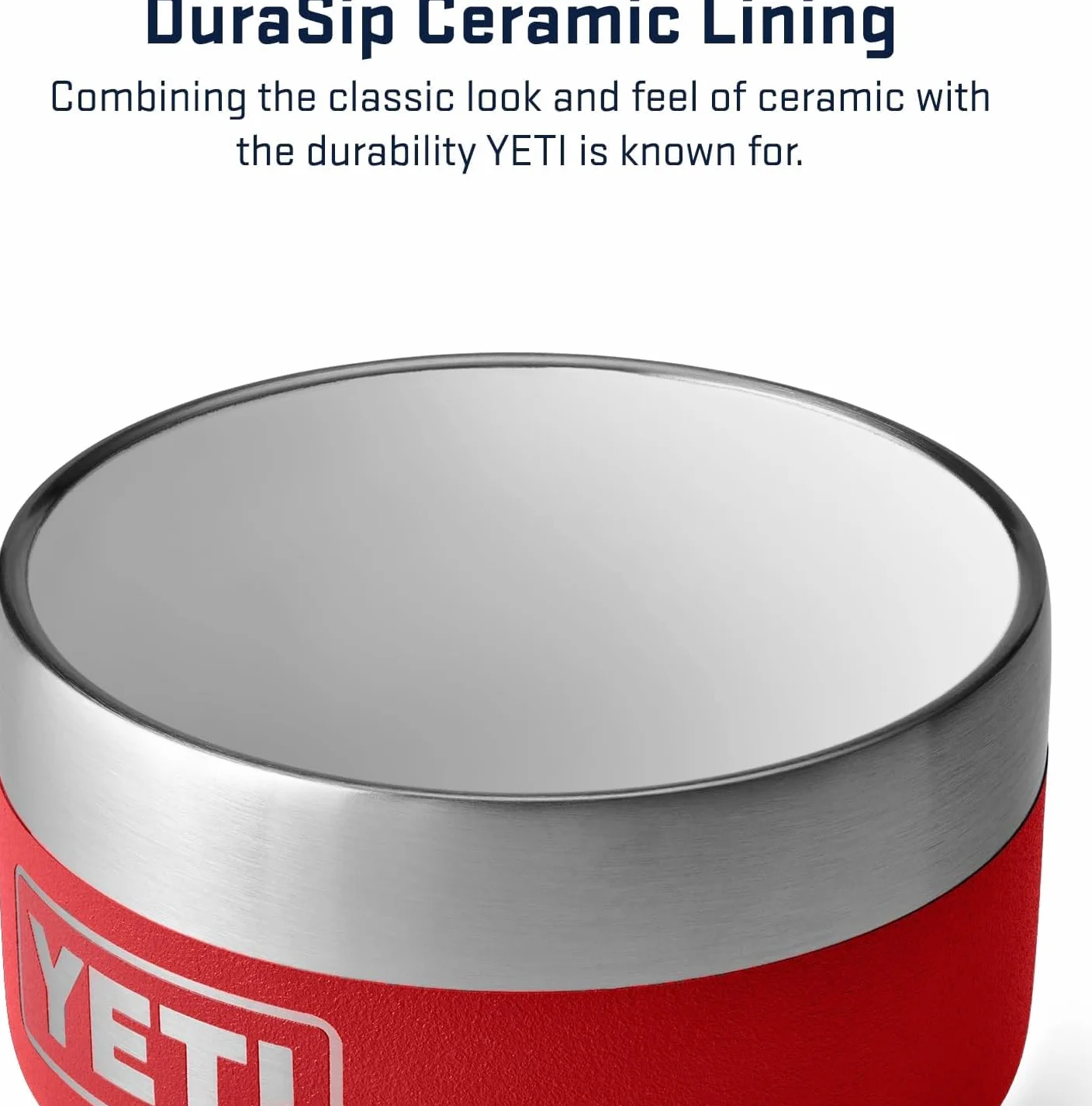 YETI Rambler Espresso Cup 2 Pack 4 oz Vacuum Insulated Stainless Steel Stackable Rescue Red