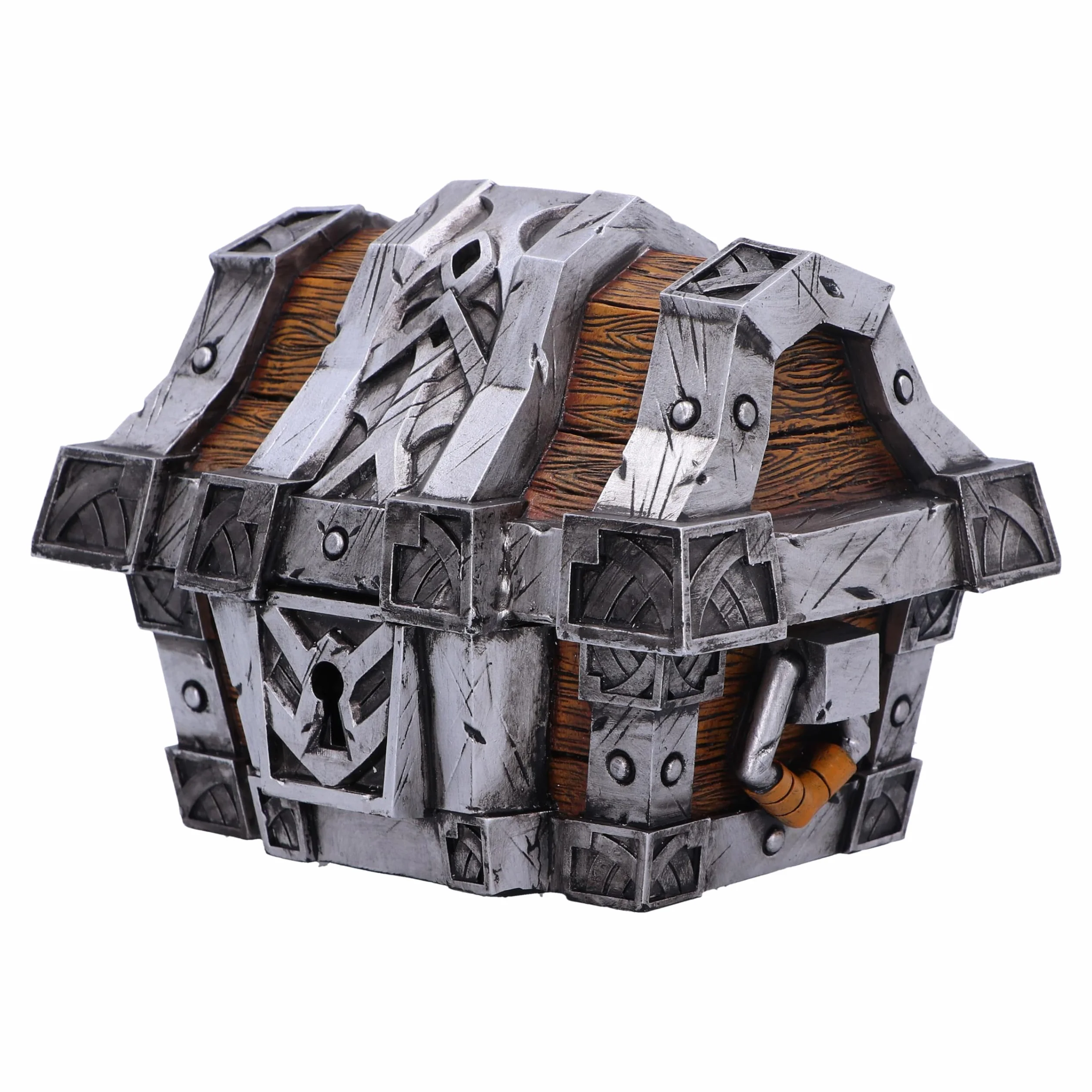 Nemesis Now World of Warcraft Srebrna skrzynia skarbów 10,5 cm żywica