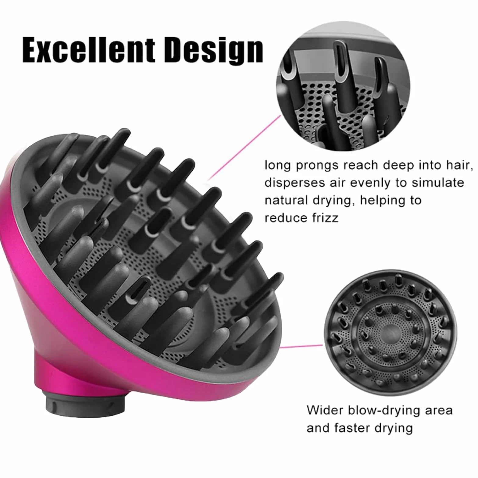 Dyfuzor do Dyson do Airwrap HS05 HS03 HS01 ulepszona nasadka dyszy lokówki przekształcająca stylizator w suszarkę do włosów
