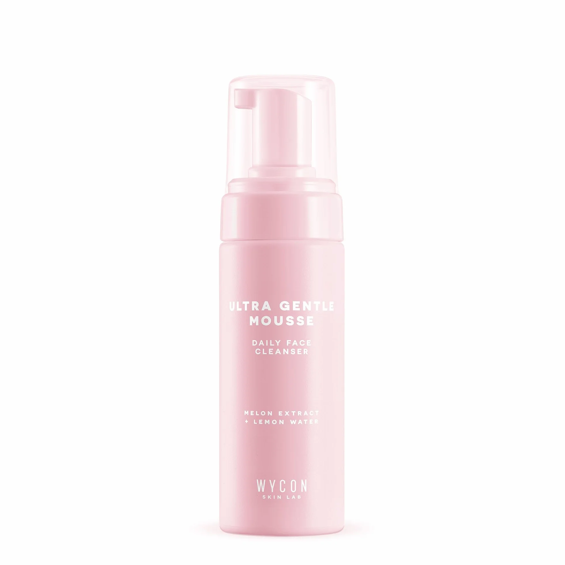 WYCON Cosmetics ULTRA GENTLE - Demakijaż twarzy Oczy Mus do czyszczenia skóry suchej i wrażliwej z wodą z cytryny kwiaty Pomarańczowy Melon