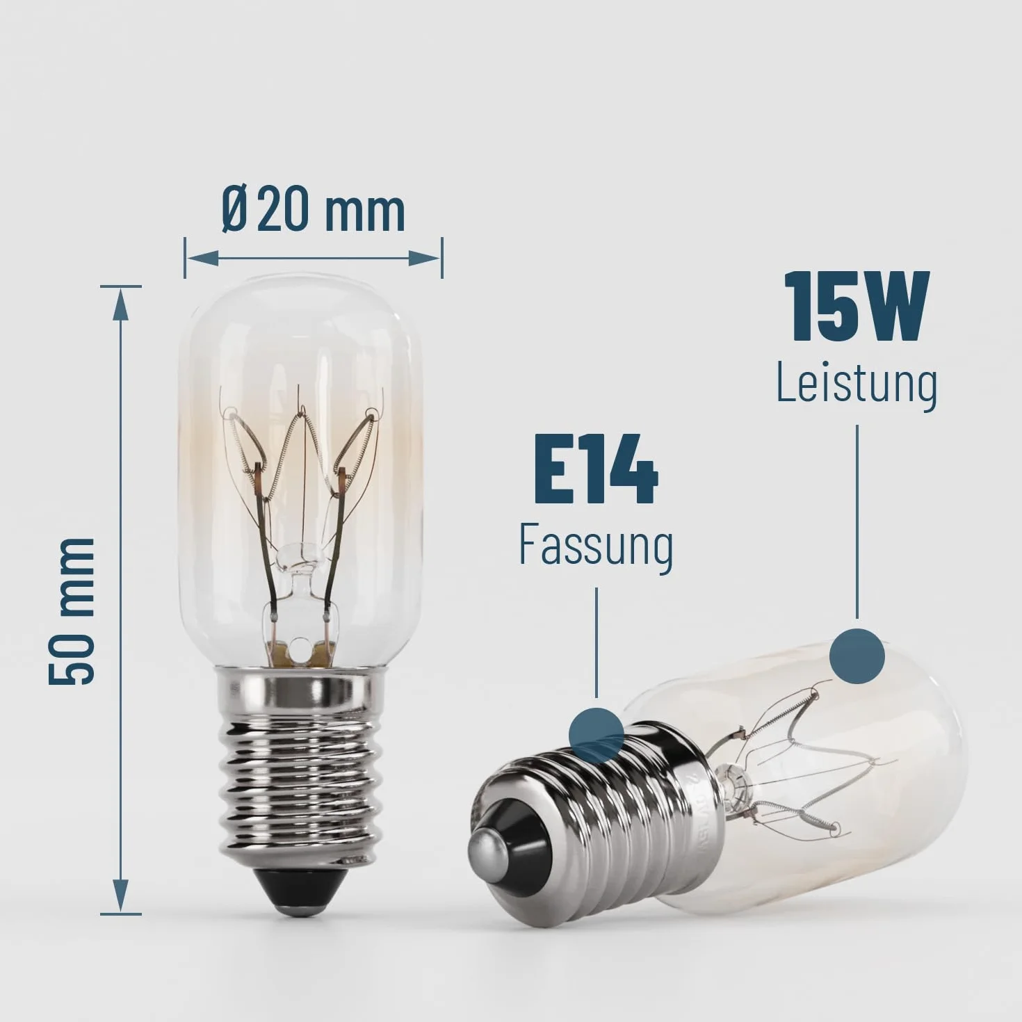 Lampa do lodówki 15 W E14 ciepła biel T22 90 lumenów 2700 K