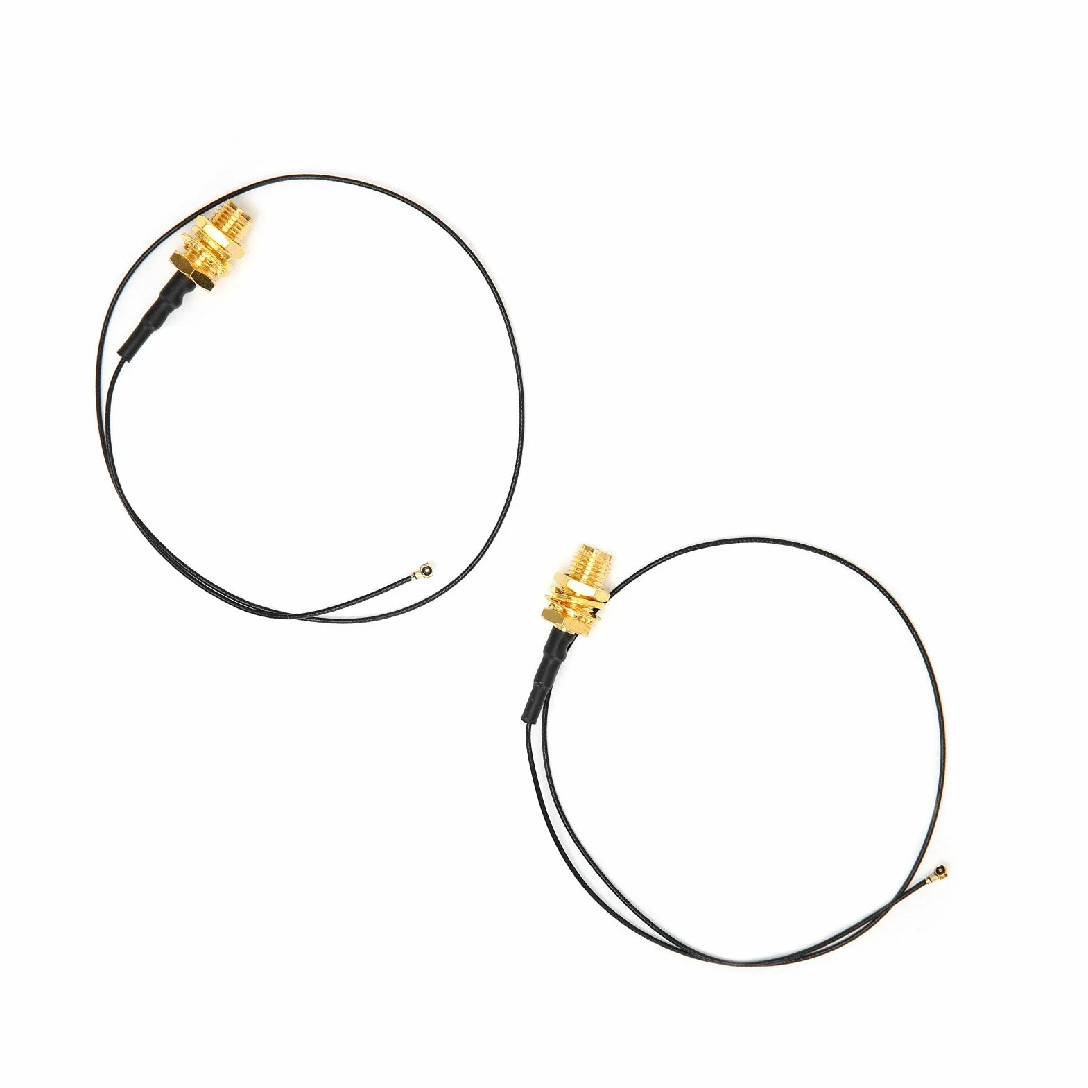 Kabel żeński 4 do RP-SMA, 2 szt. Kabel żeński 4 RP-SMA do Anteny Zewnętrznej M.2 WiFi Bluetooth