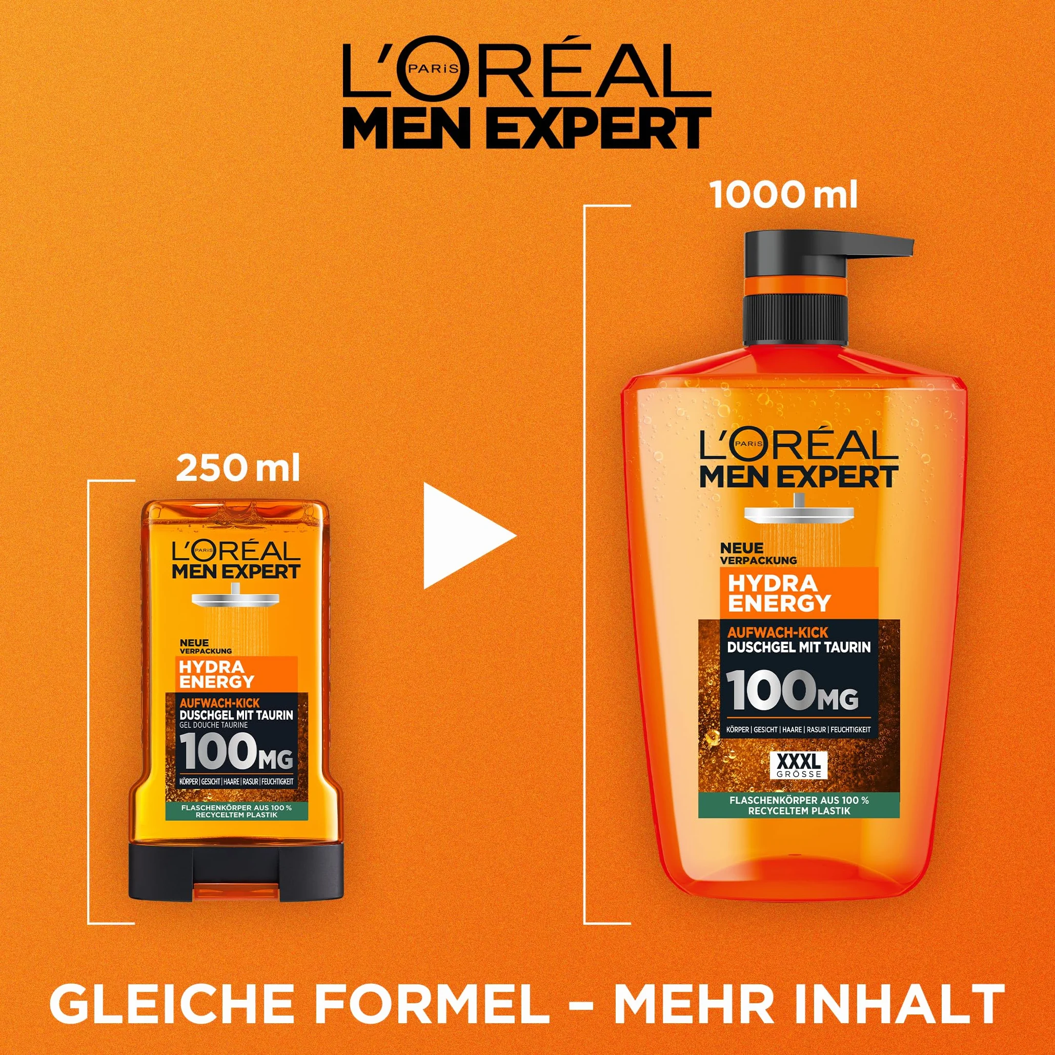 L’Oréal Paris Men Expert Hydra Energy Żel pod Prysznic, 1 L