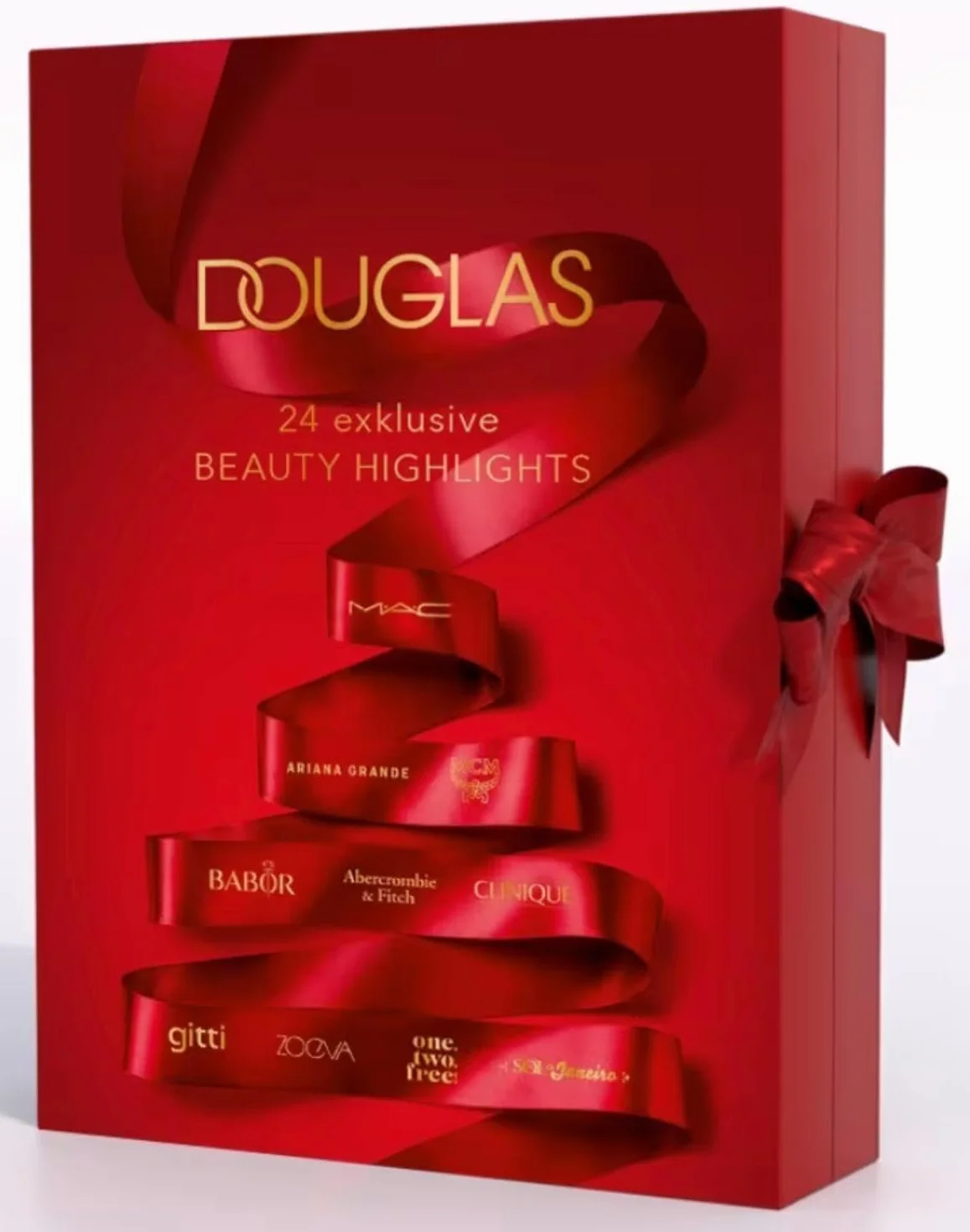 JUNG Douglas kalendarz adwentowy 2023 Beauty – ekskluzywna edycja – dla kobiet i dziewcząt, kosmetyki, kalendarz adwentowy dla kobiet, kobiet i mężczyzn, czerwony