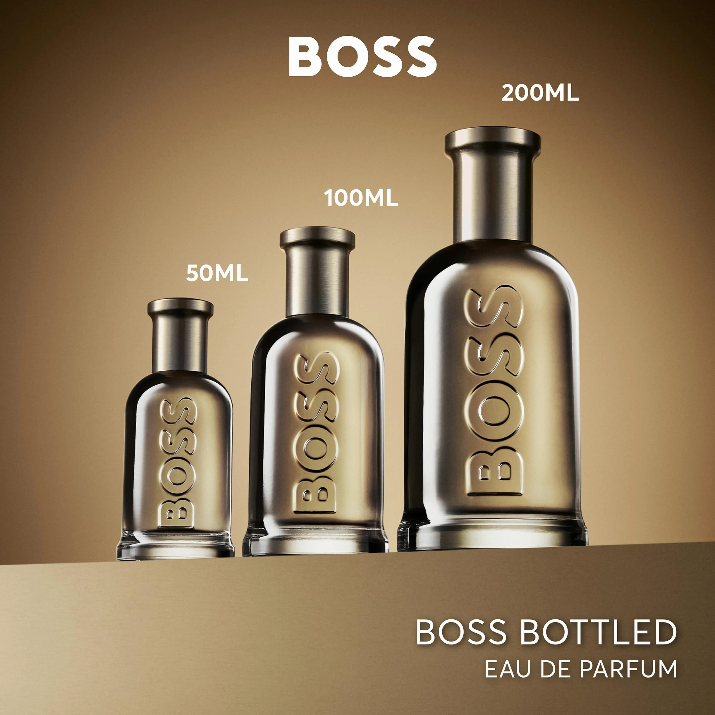 BOSS Męski 3-częściowy zestaw upominkowy BOSS Bottled Woda perfumowana na Boże Narodzenie