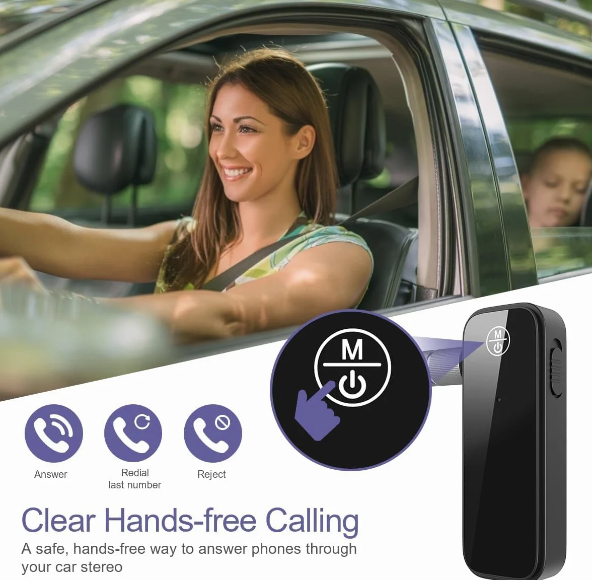 Nadajnik i odbiornik Bluetooth 5.0, bezprzewodowy adapter Bluetooth 2 w 1, 3,5 mm mini bezprzewodowe adapter audio Bluetooth z niskim opóźnieniem, wtyczką i odtwarzaniem dla domu telewizyjnego