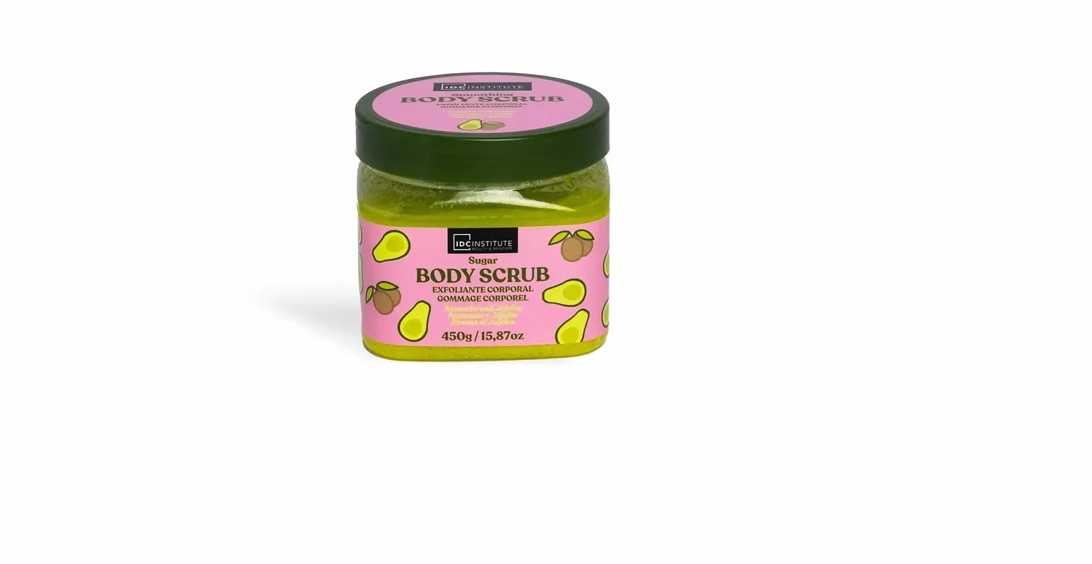 Idc Inst. AvocadoJojoba Oil Cukrowy peeling do ciała 470G