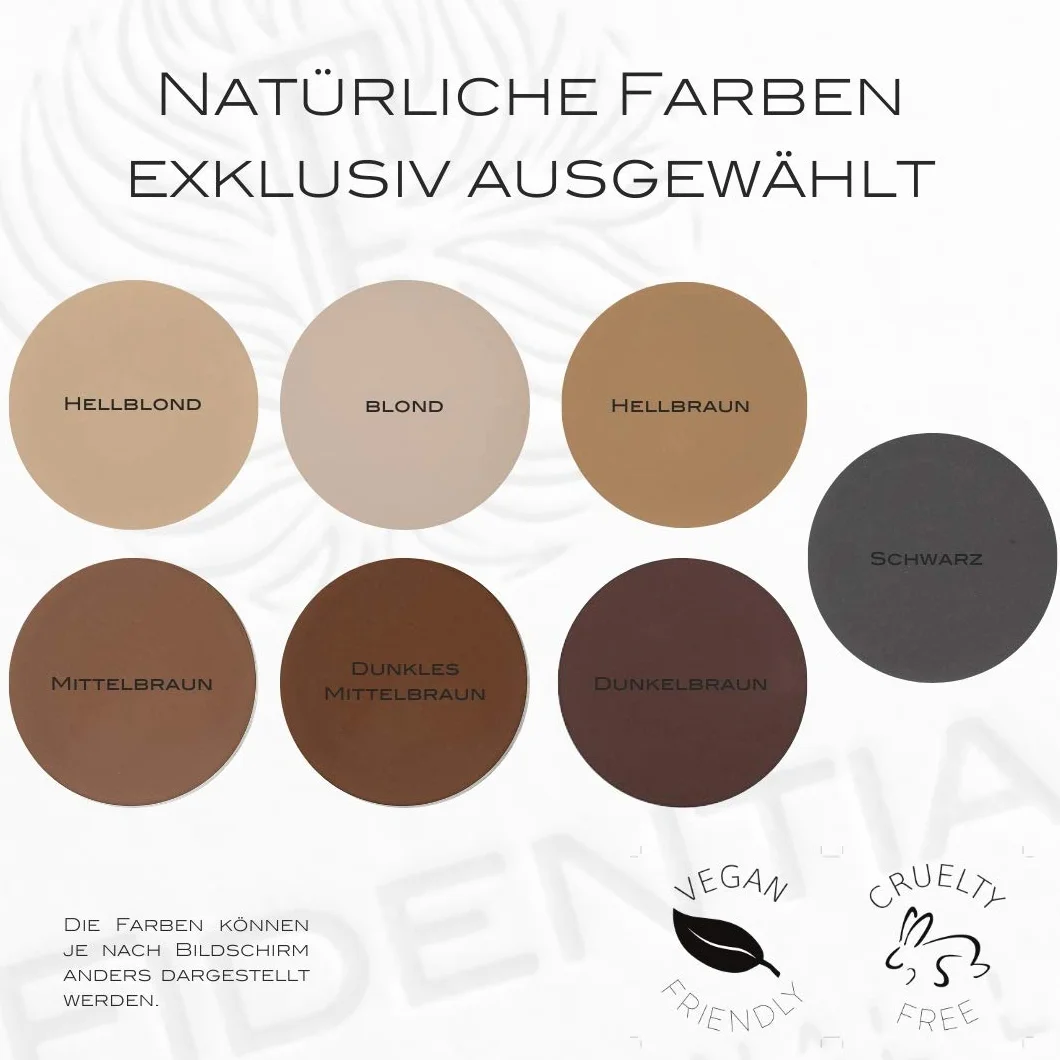 Fidentia Hair Shader – Puder do zagęszczania włosów, pokrycie siwych odrostów, maskuje miejsca przerzedzeń i uzupełnia włosy - 12g jasny blond