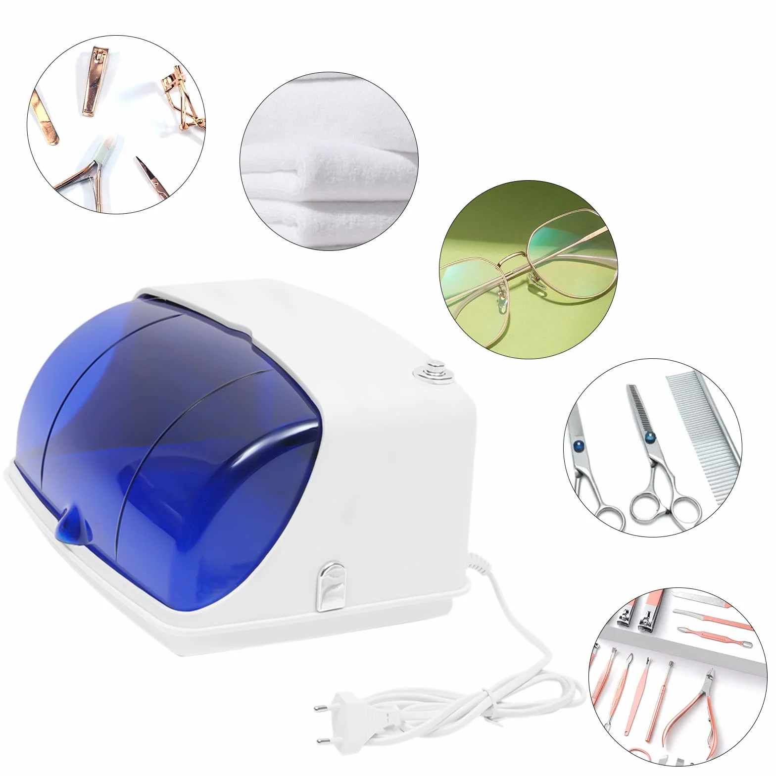 Sterylizator UV 5 W do instrumentów, sterylizator gorącym powietrzem, dezynfekcja suchych kosmetyków, pielęgnacja paznokci, sterylizator 220 V, do narzędzi do paznokci, kosmetyków, pielęgnacji stóp
