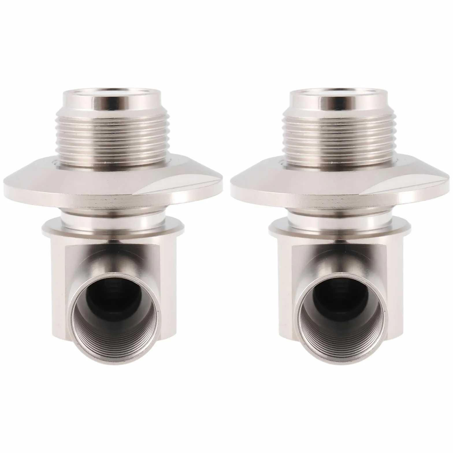 Create idea 2 szt. UHF żeńskie SO239 złącze kątowe RF z nakrętką lutowniczą typu 50 omów adapter do kabli koncentrycznych LMR400 RG8 RG213 RG214