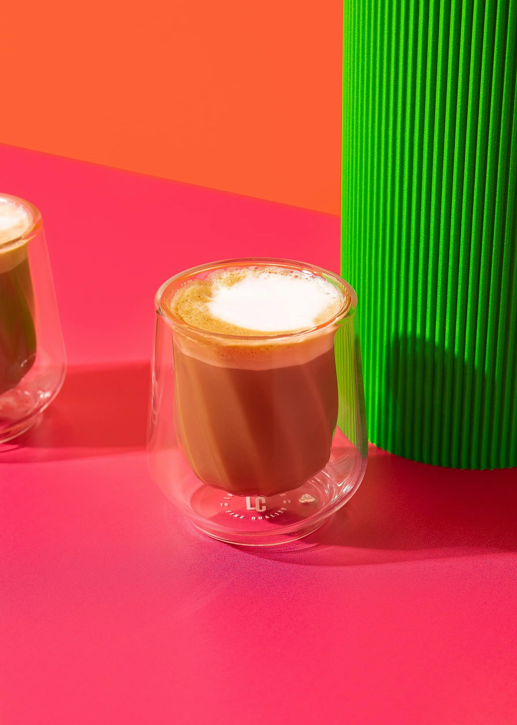 La Cafetière Siena 2-częściowy zestaw szklanek Cortado z podwójnymi ściankami 135 ml