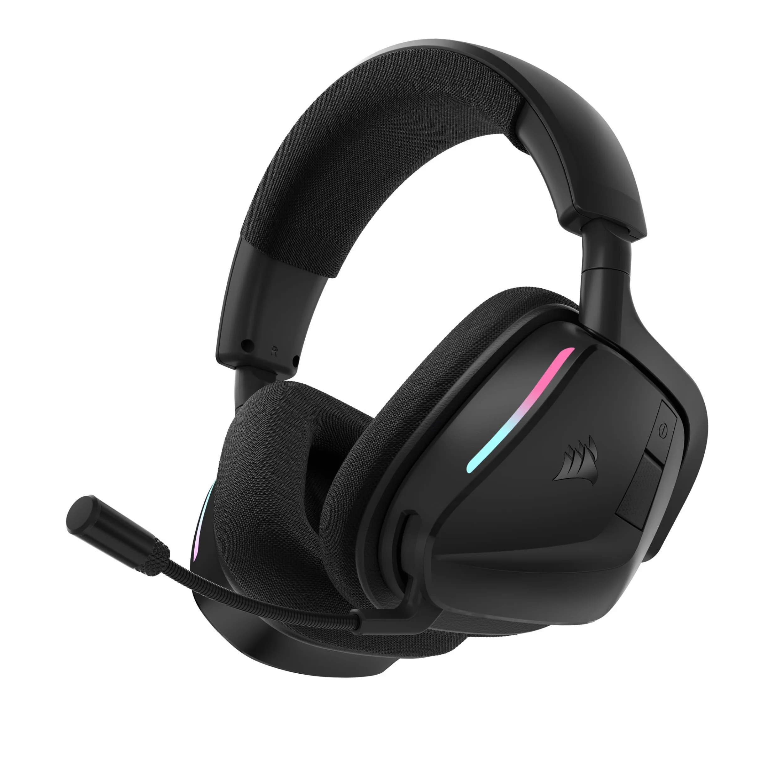 CORSAIR VOID v2 Bezprzewodowy zestaw słuchawkowy z Bluetooth do PC, PS5, PS4, Switch & Mobile - Dolby Atmos, czas pracy baterii 70 godzin, podwójne bezprzewodowe, szybkie ładowanie, węgiel