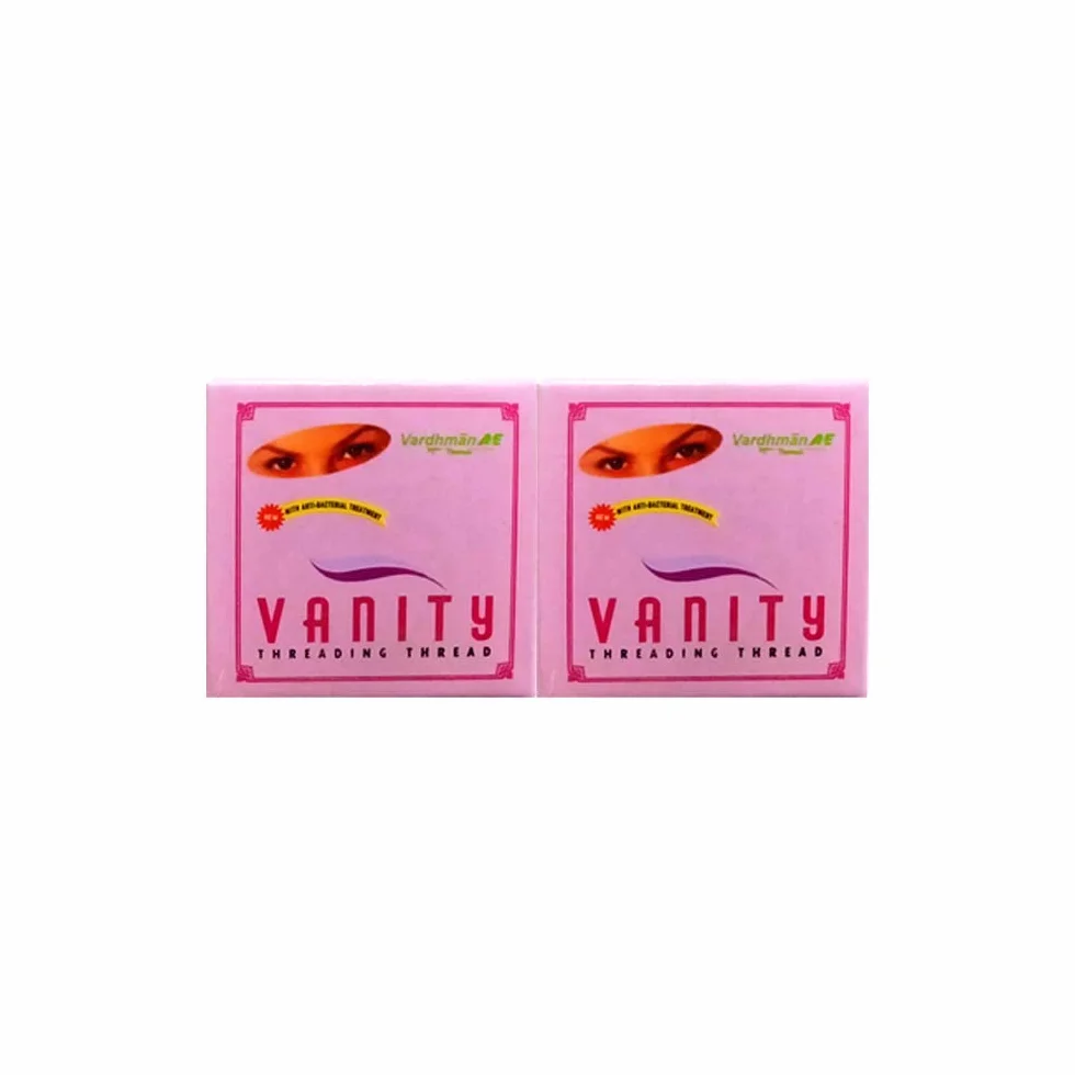 2 Spool x 300m Vanity Eyebrow Threading Thread Extra Soft Strong Anti Bacterial