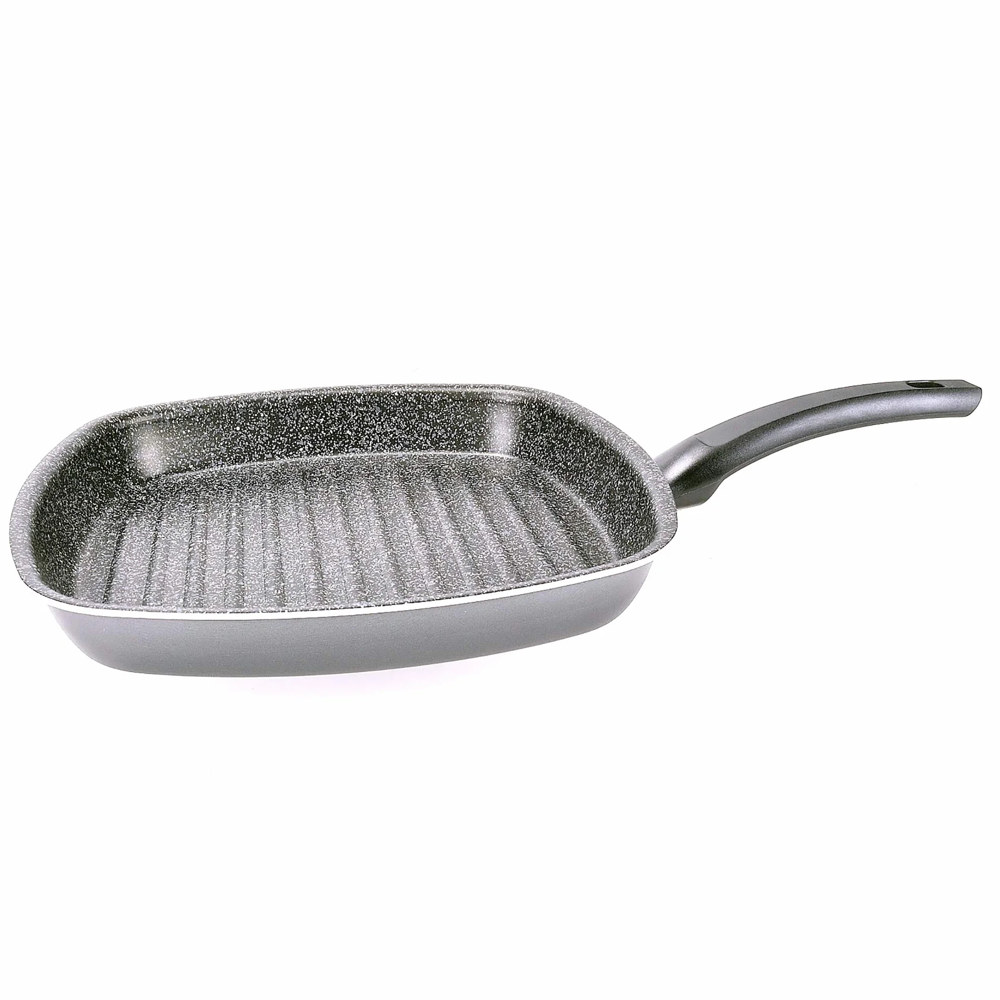 ALLUFLON Tradizione Italia patelnia do grillowania 28 cm aluminium czarna