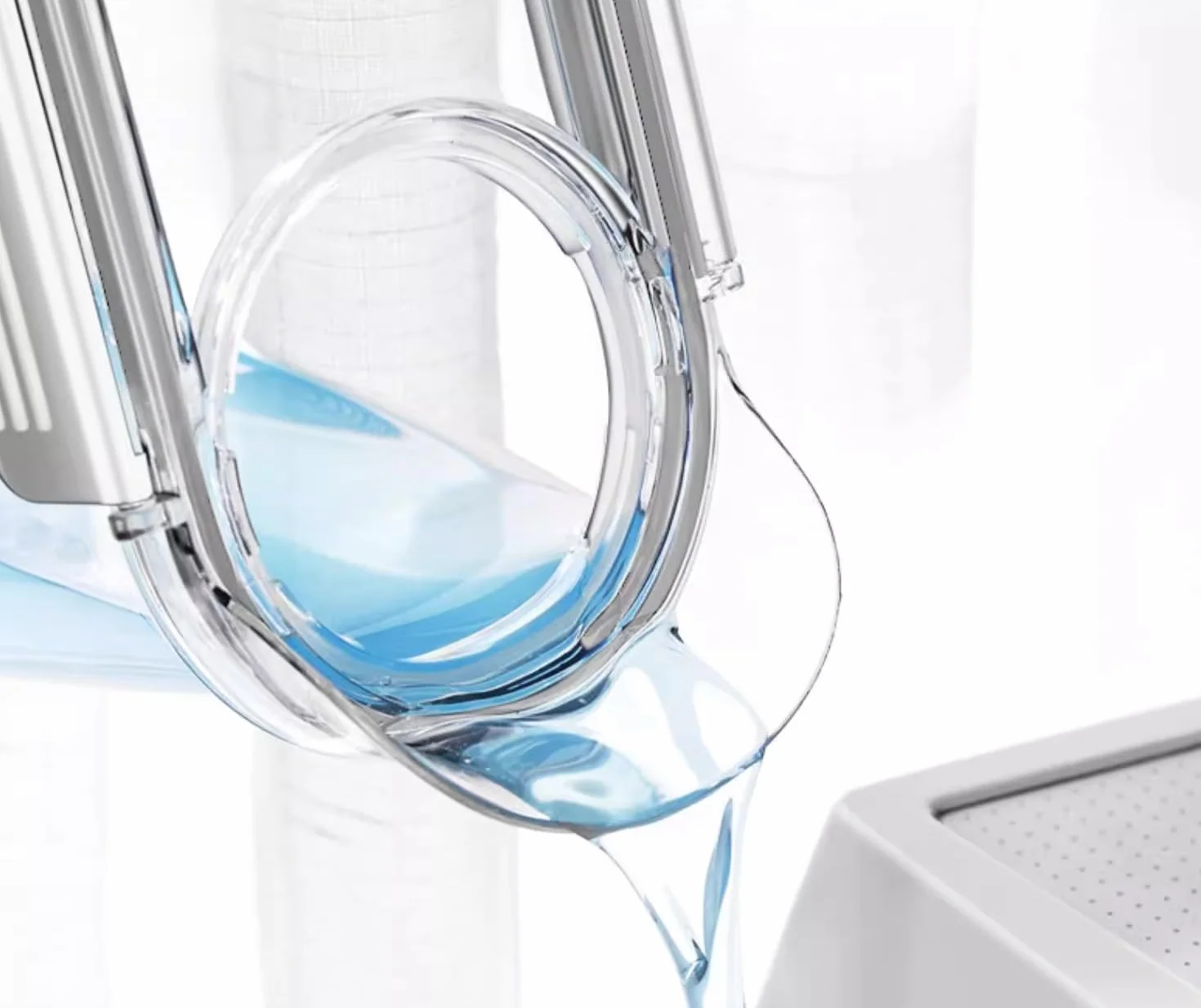 Dozownik detergentów do prania 1300 ml pojemnik na koraliki do zmiękczania tkanin